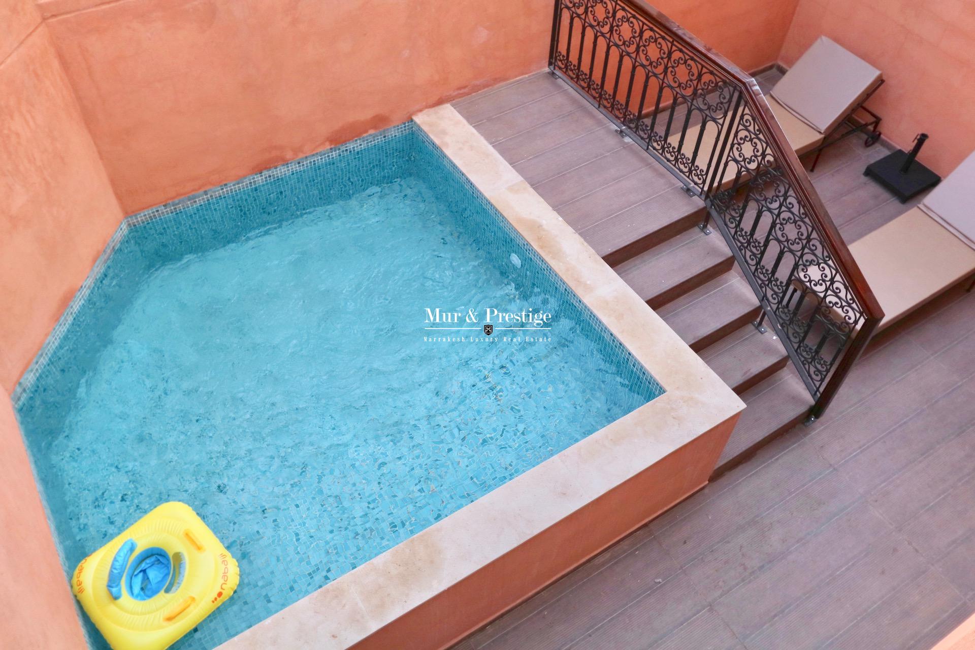 Duplex 5 chambres avec piscine à vendre 