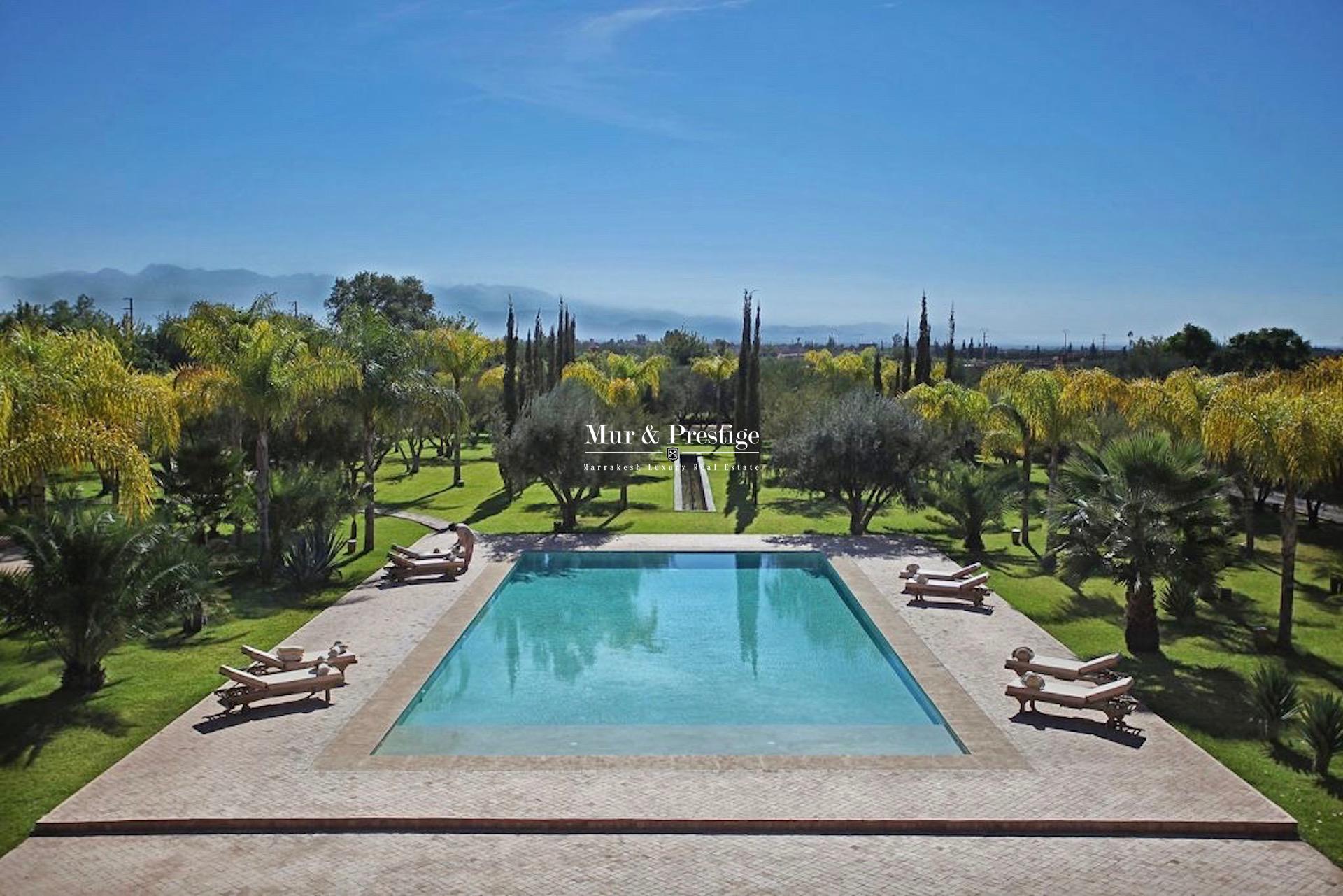 Villa en location saisonnière à Marrakech 