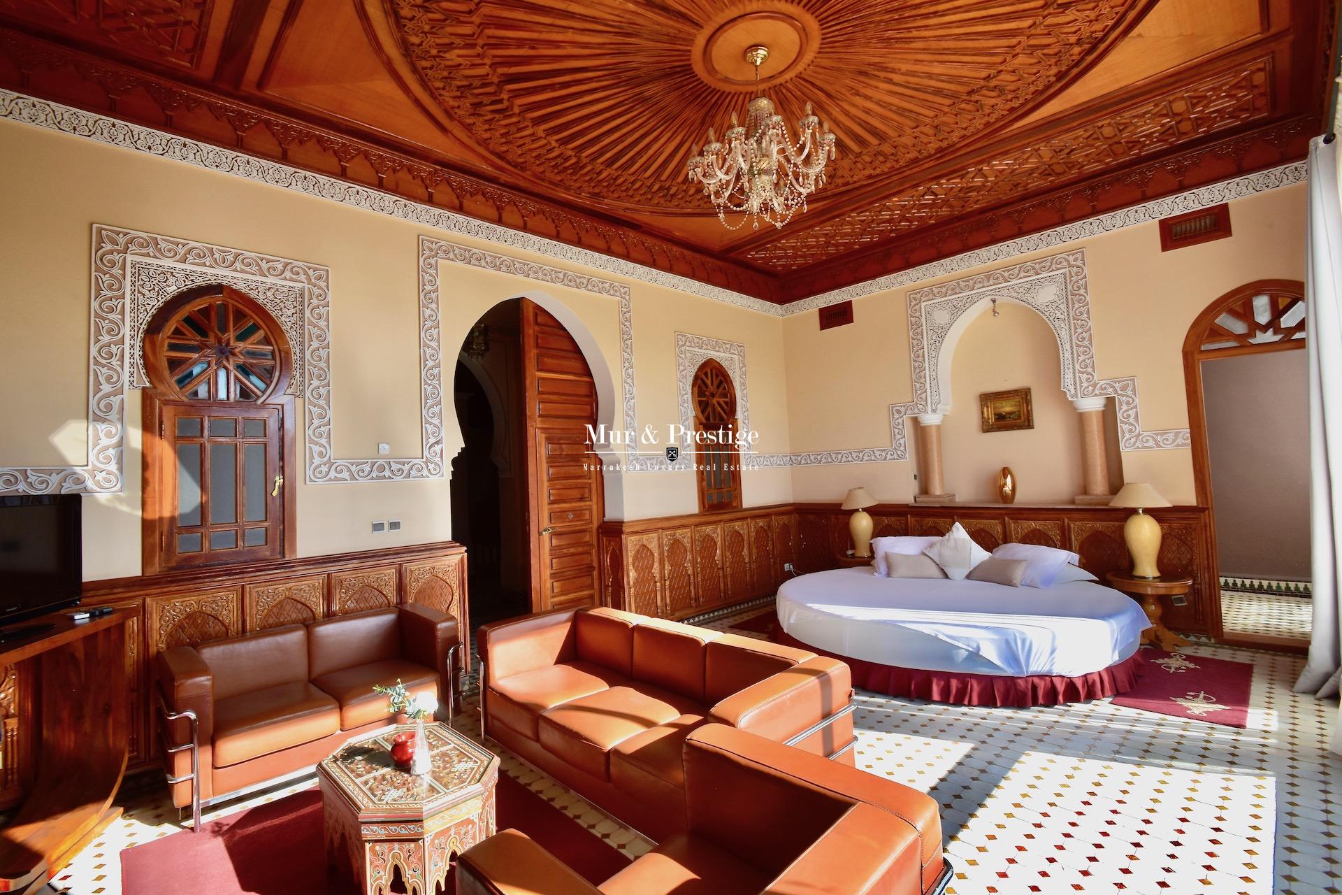 Palais d’hôtes à vendre à Marrakech – Agence Immobilière
