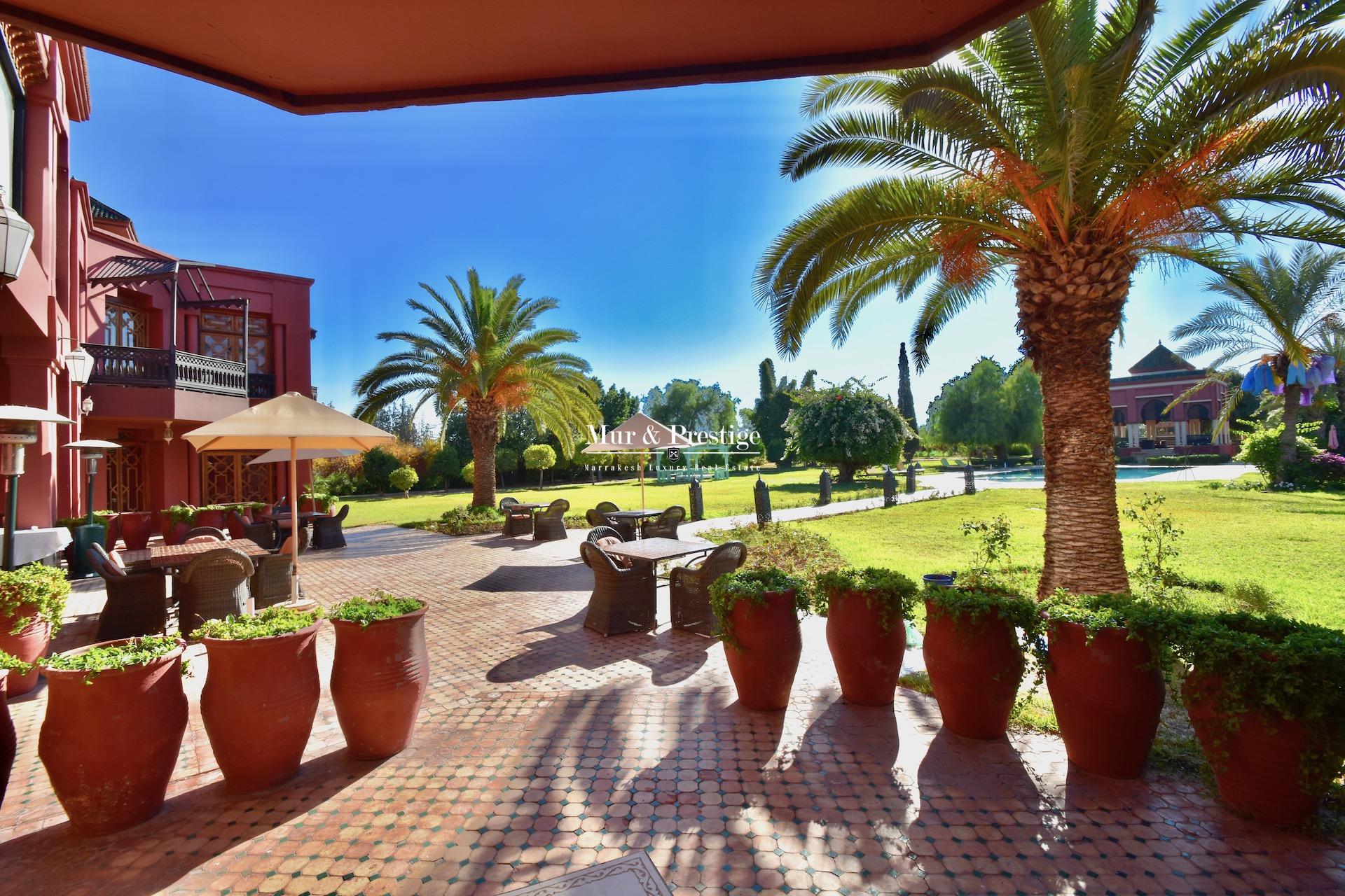 Palais d’hôtes à vendre à Marrakech – Agence Immobilière