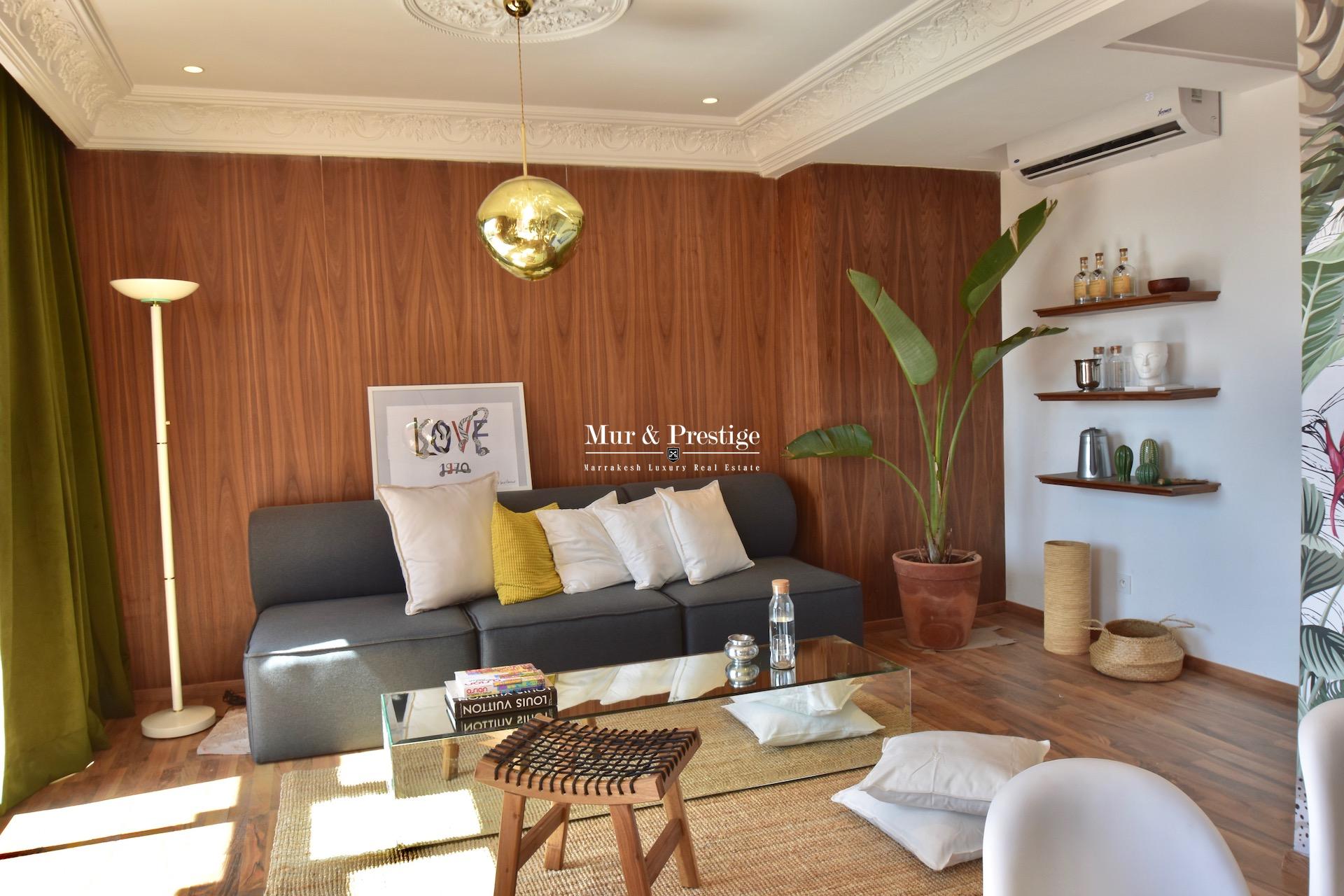 Appartement de luxe en vente quartier Hivernage Marrakech