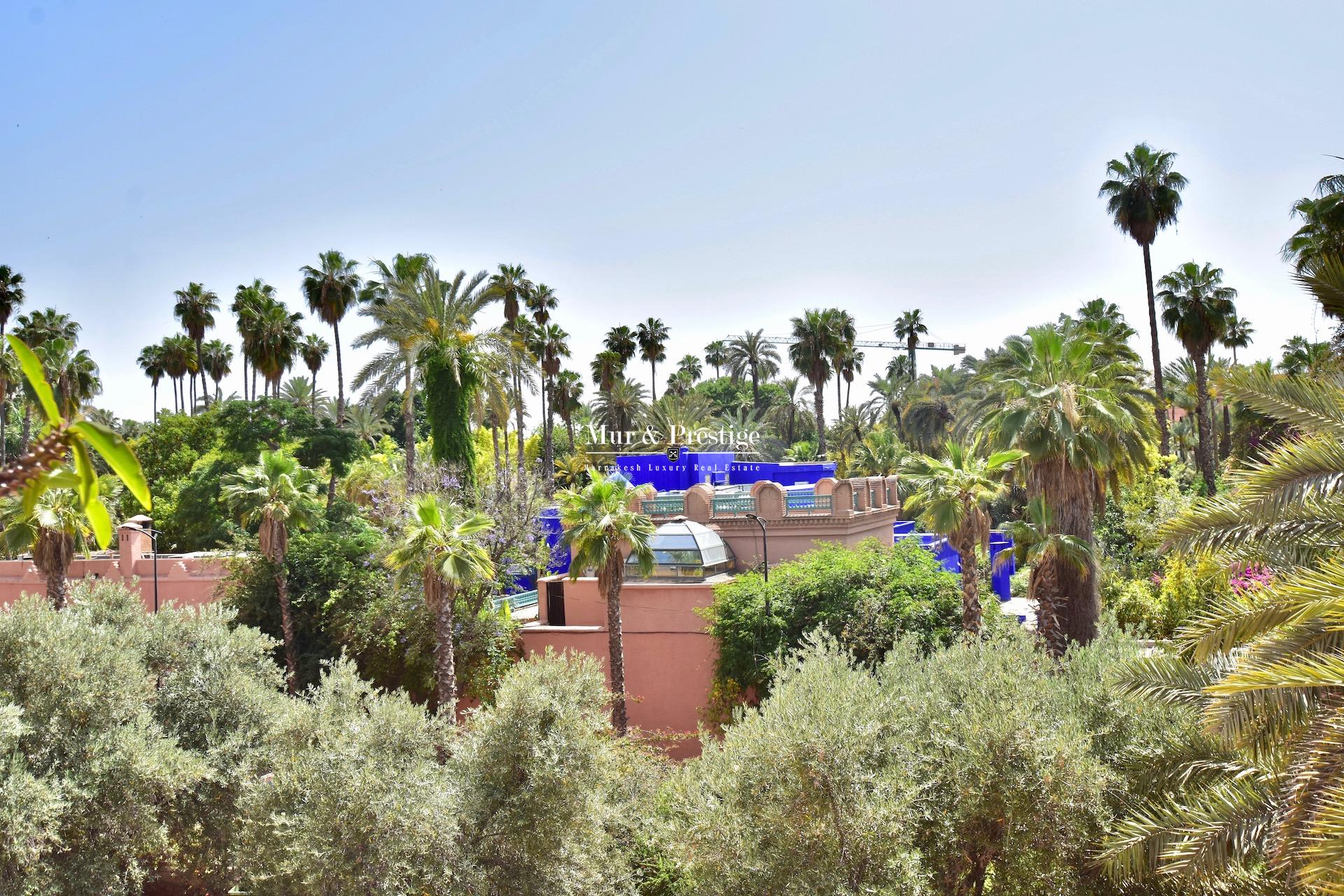 Jardin Majorelle - Appartement à vendre - Agence Immobilière Marrakech