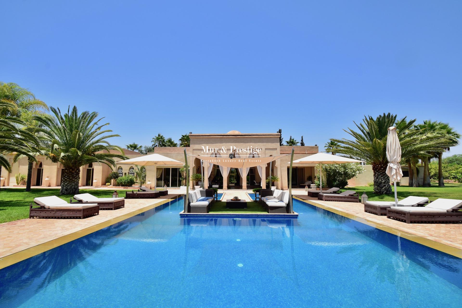 Villa à l’allure d’un Palais à vendre à Marrakech 
