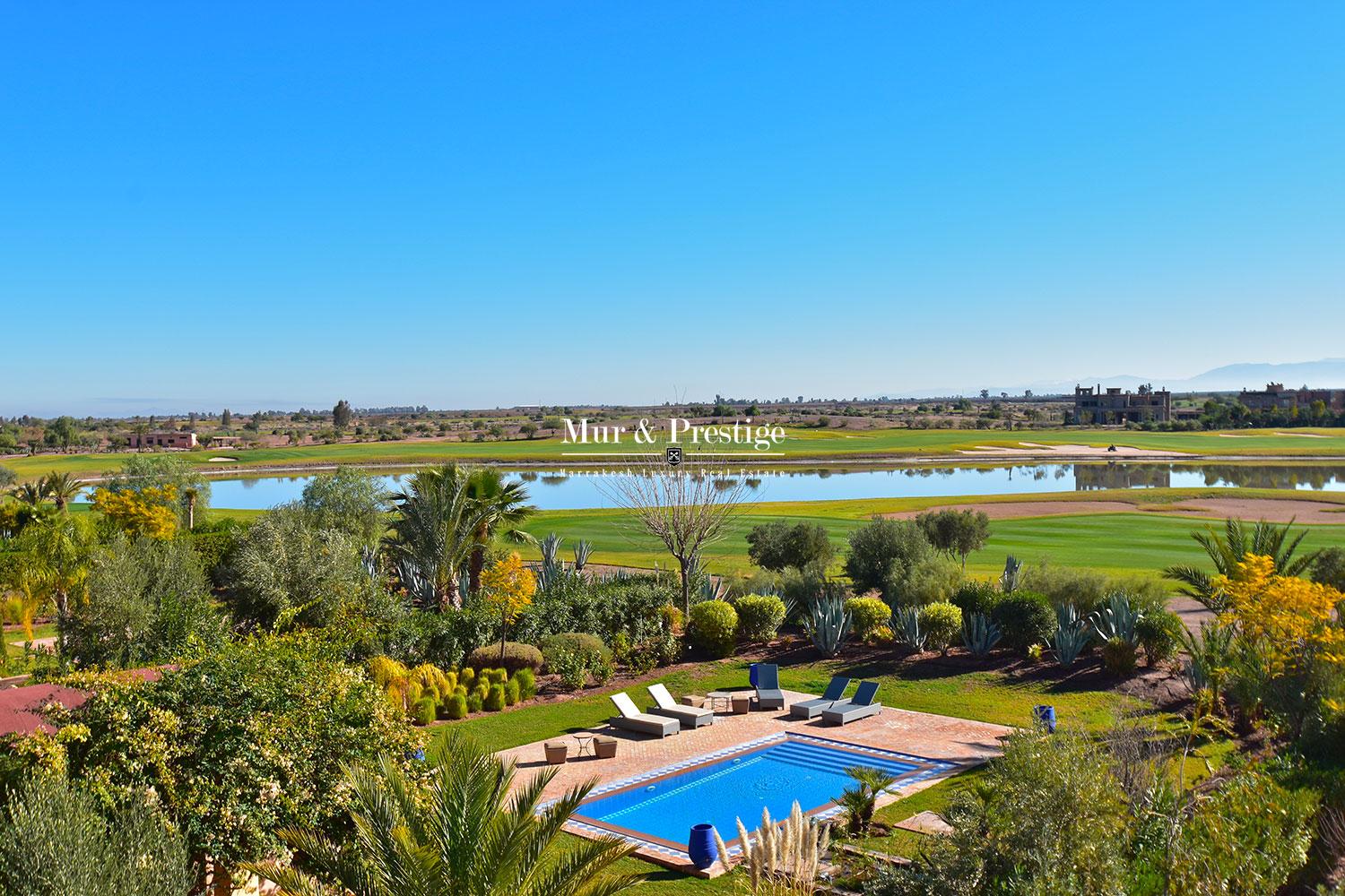 Vente villa en 1ère ligne de golf à Marrakech 