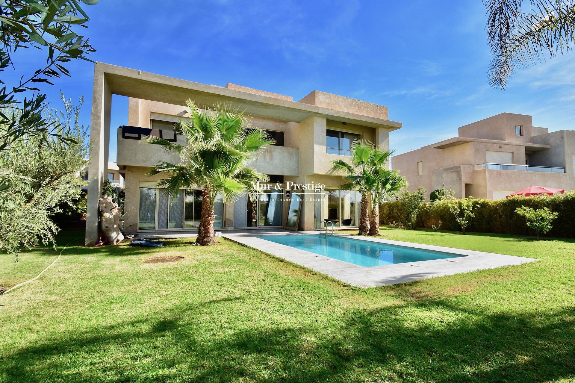 Maison à vendre en première ligne de golf  à Marrakech 