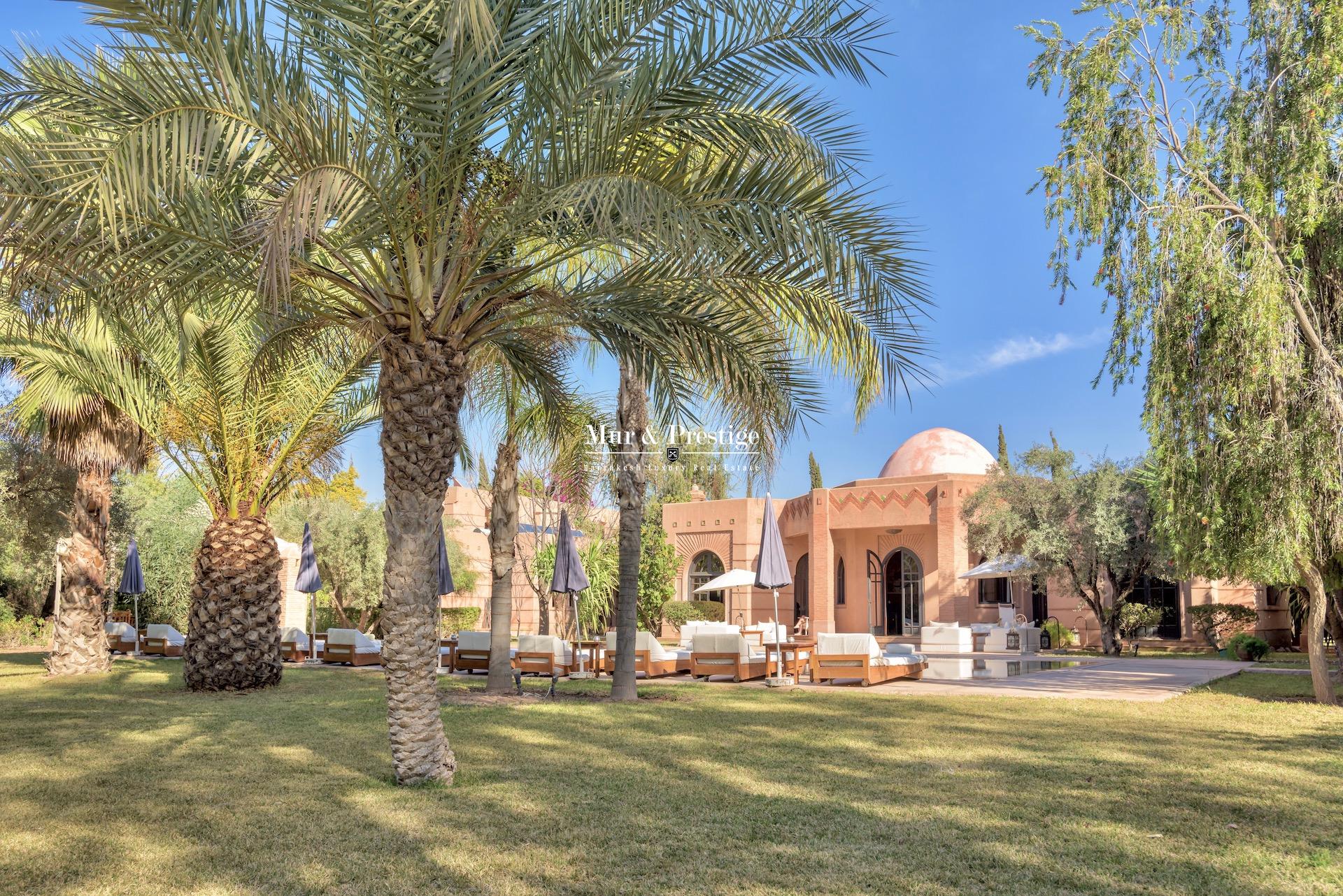 Villa à vendre au cœur de la Palmeraie à Marrakech  - copie