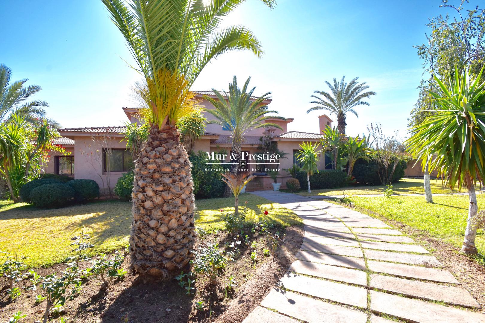 Maison à vendre à la Palmeraie Marrakech