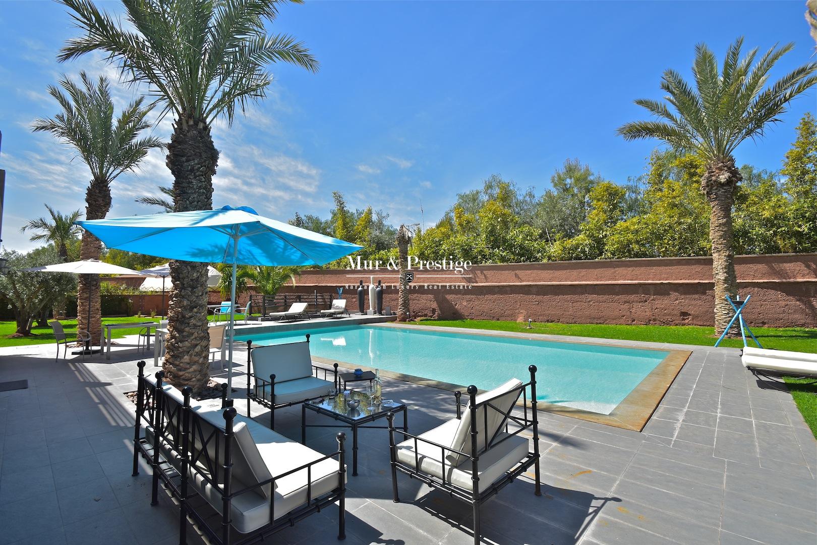 Agence Immobilière Marrakech - Loft avec jardin et piscine privative à vendre - Marrakech