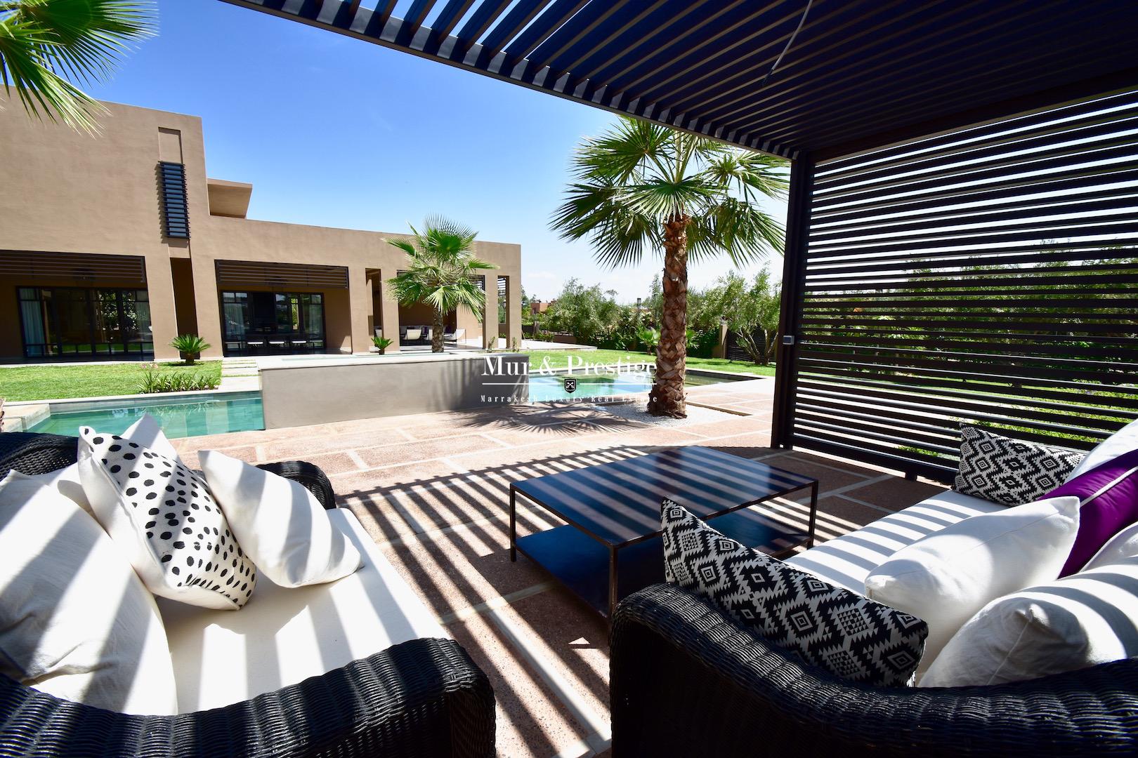 Agence Immobilière Marrakech - Villa sur golf à vendre à Marrakech