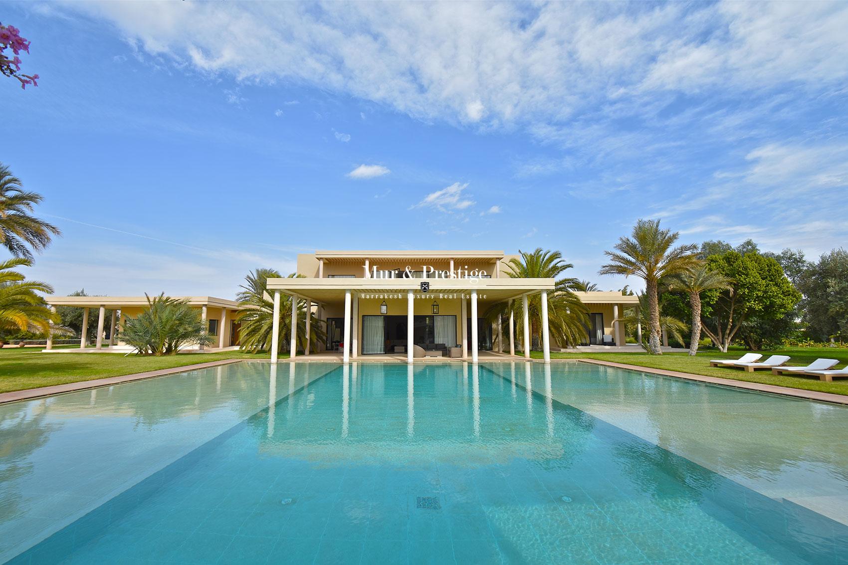 Immobilier de luxe Marrakech