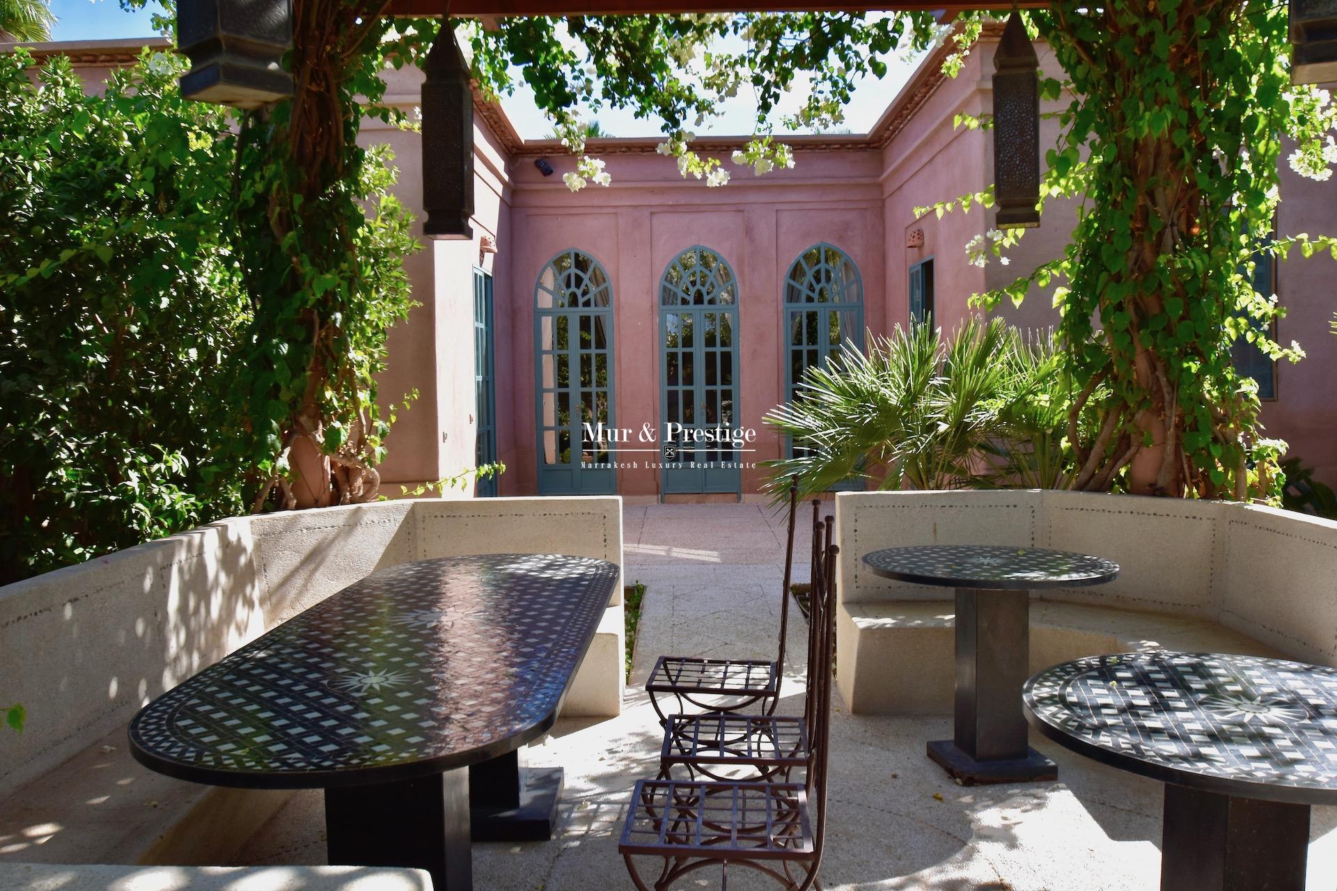 Maison d'Hôtes signée Charles Boccara en Vente à Marrakech