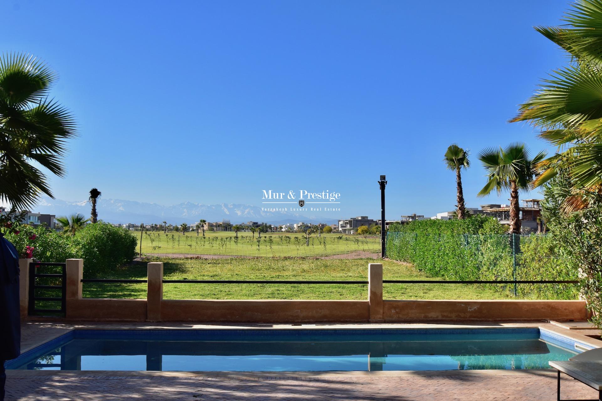 Maison en location en front de golf à Marrakech