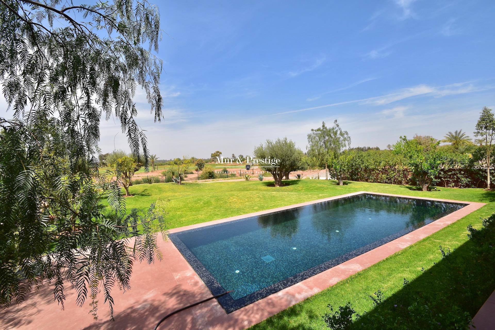 Agence Immobilière - Maison En Location Front Golf Amelkis Marrakech