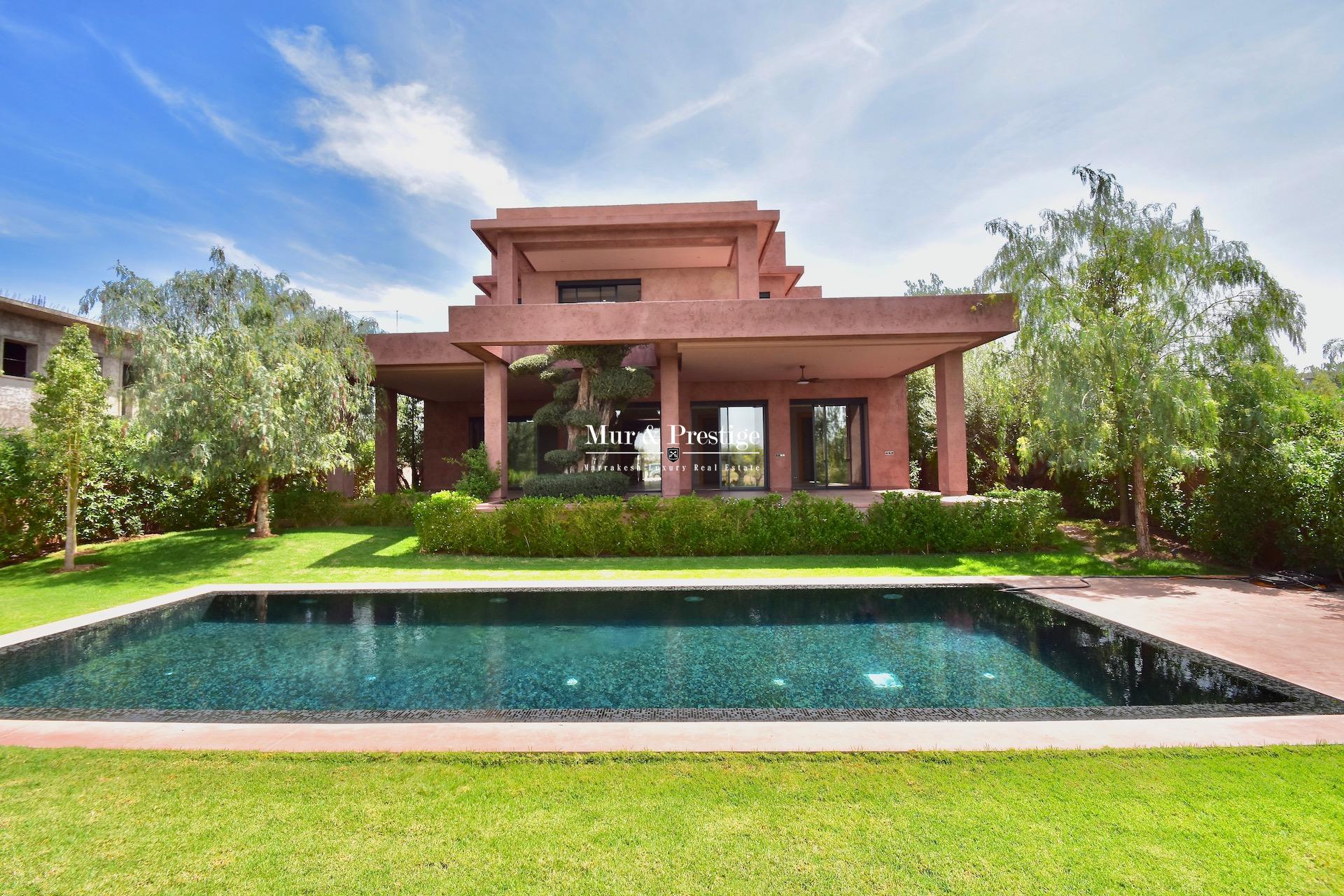 Agence Immobilière - Maison En Location Front Golf Amelkis Marrakech