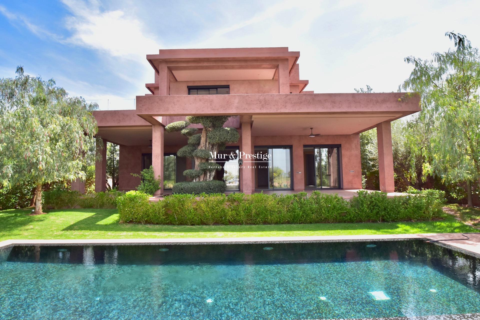 Agence Immobilière - Maison En Location Front Golf Amelkis Marrakech