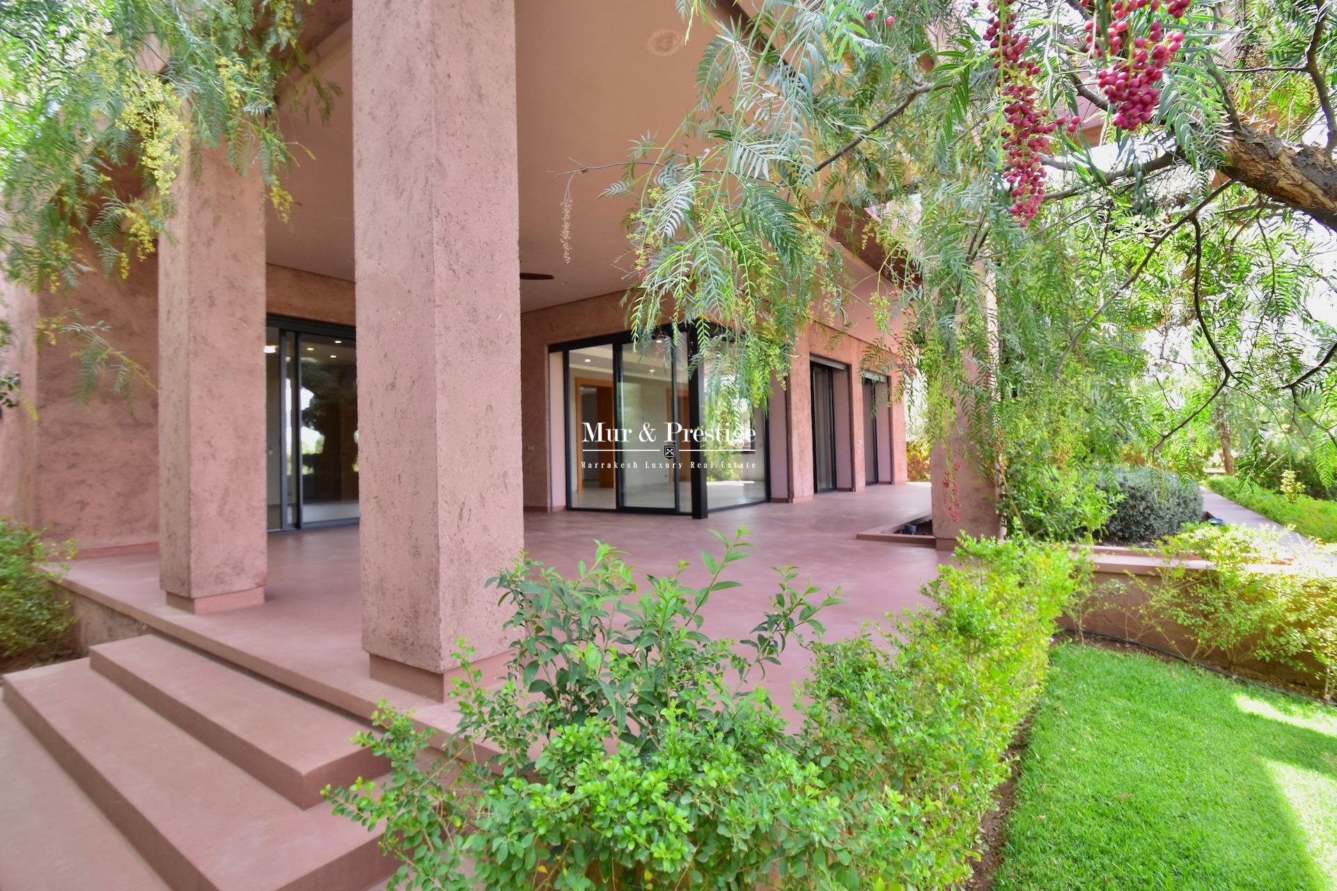 Agence Immobilière - Maison En Location Front Golf Amelkis Marrakech