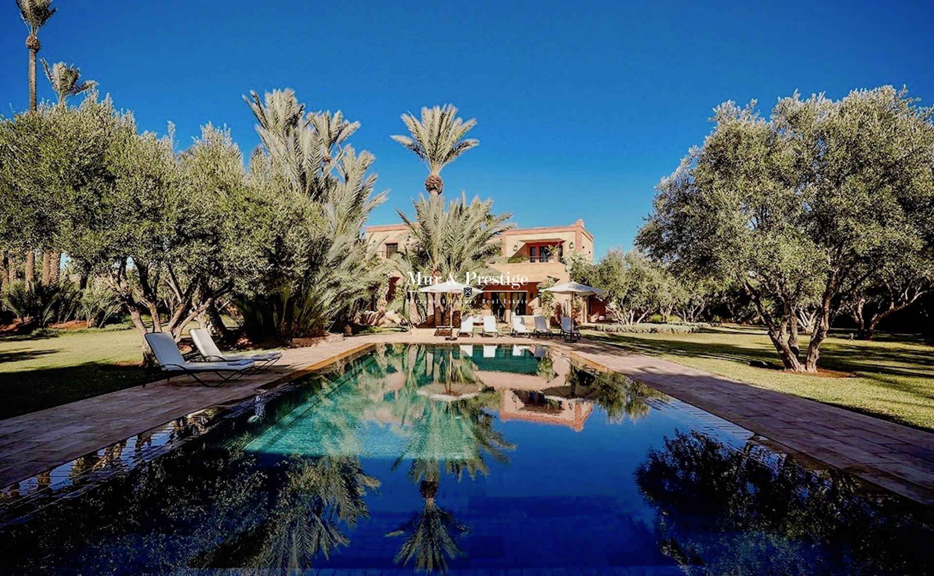 Villa à louer à la Palmeraie à Marrakech