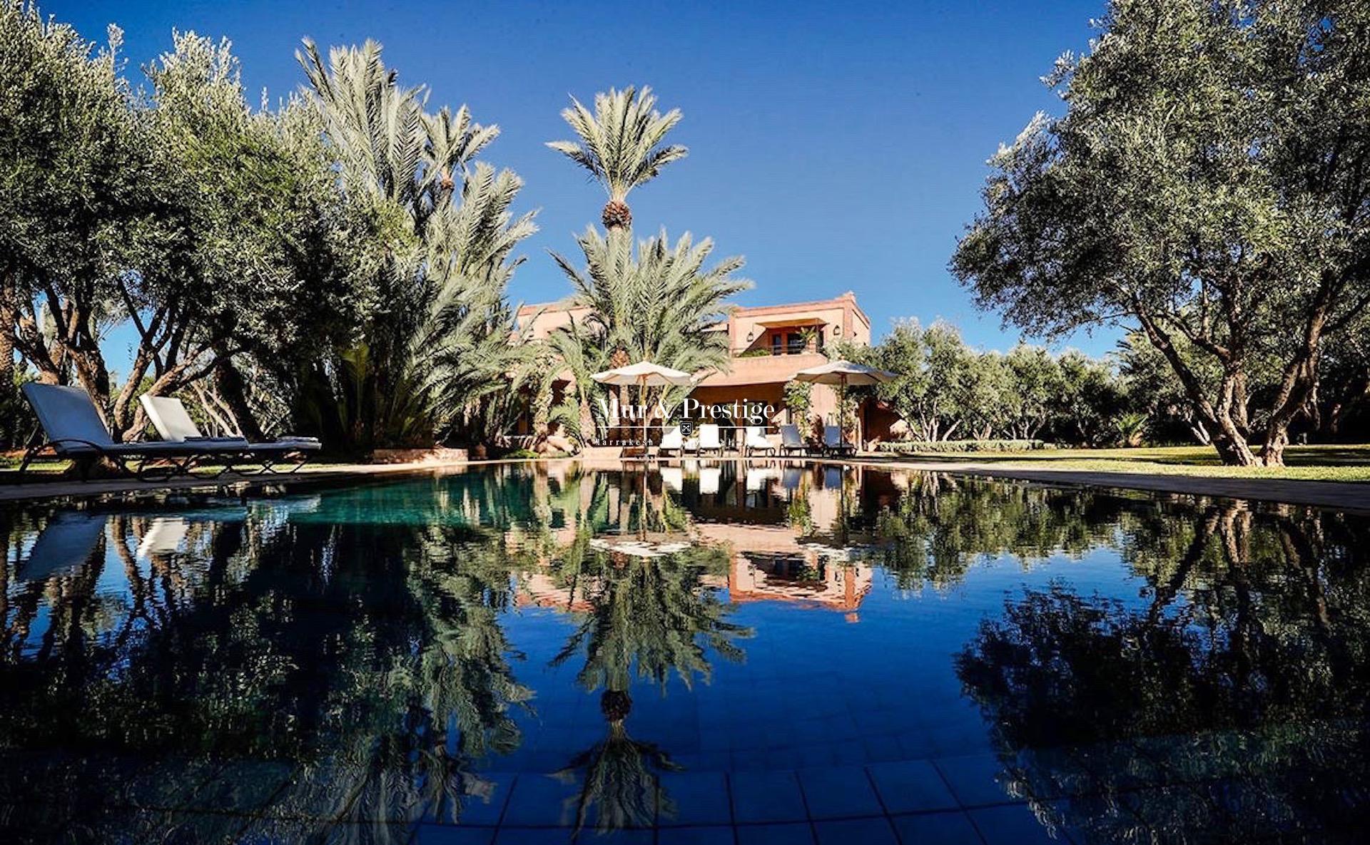 Villa à louer à la Palmeraie à Marrakech