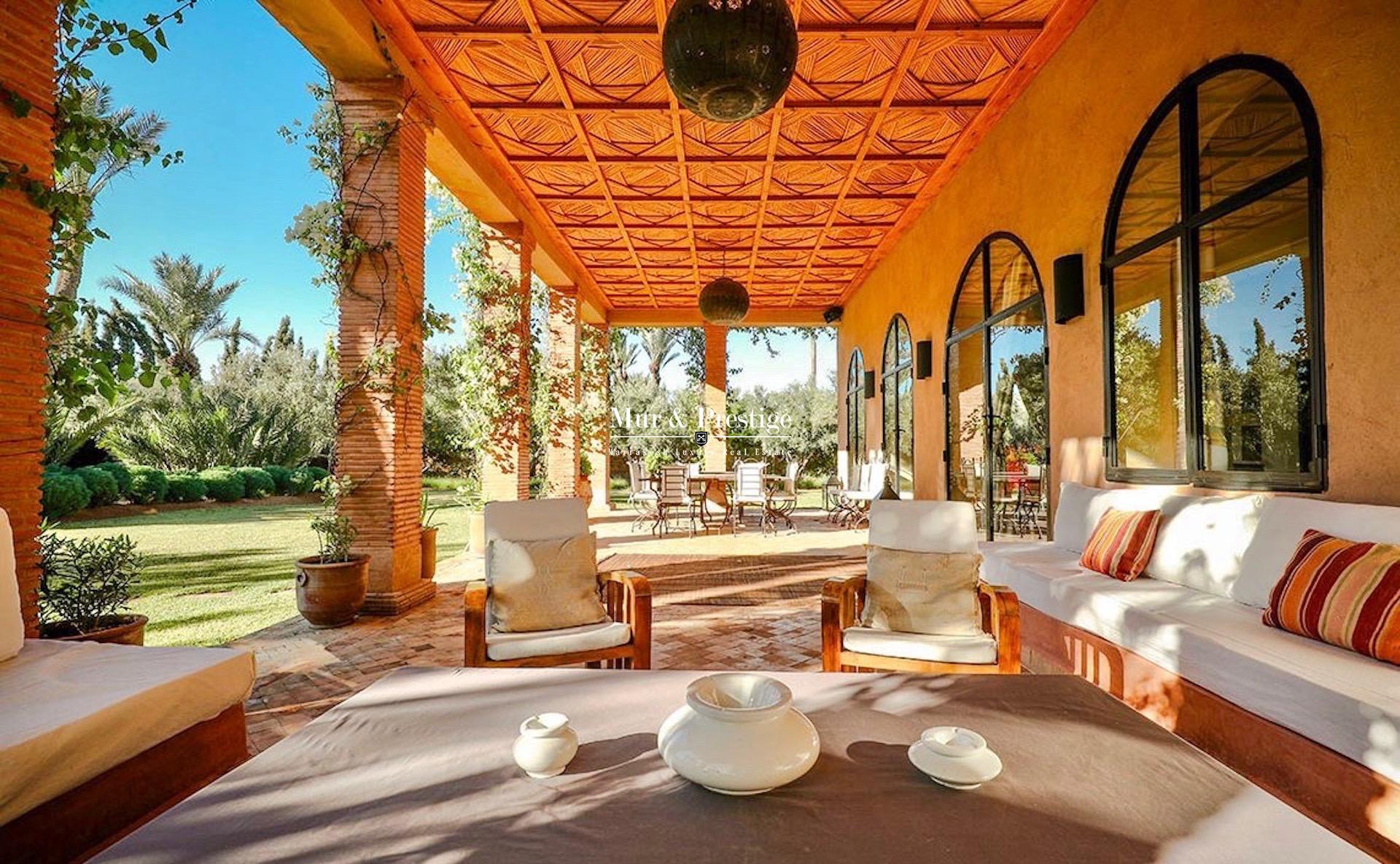 Villa à louer à la Palmeraie à Marrakech