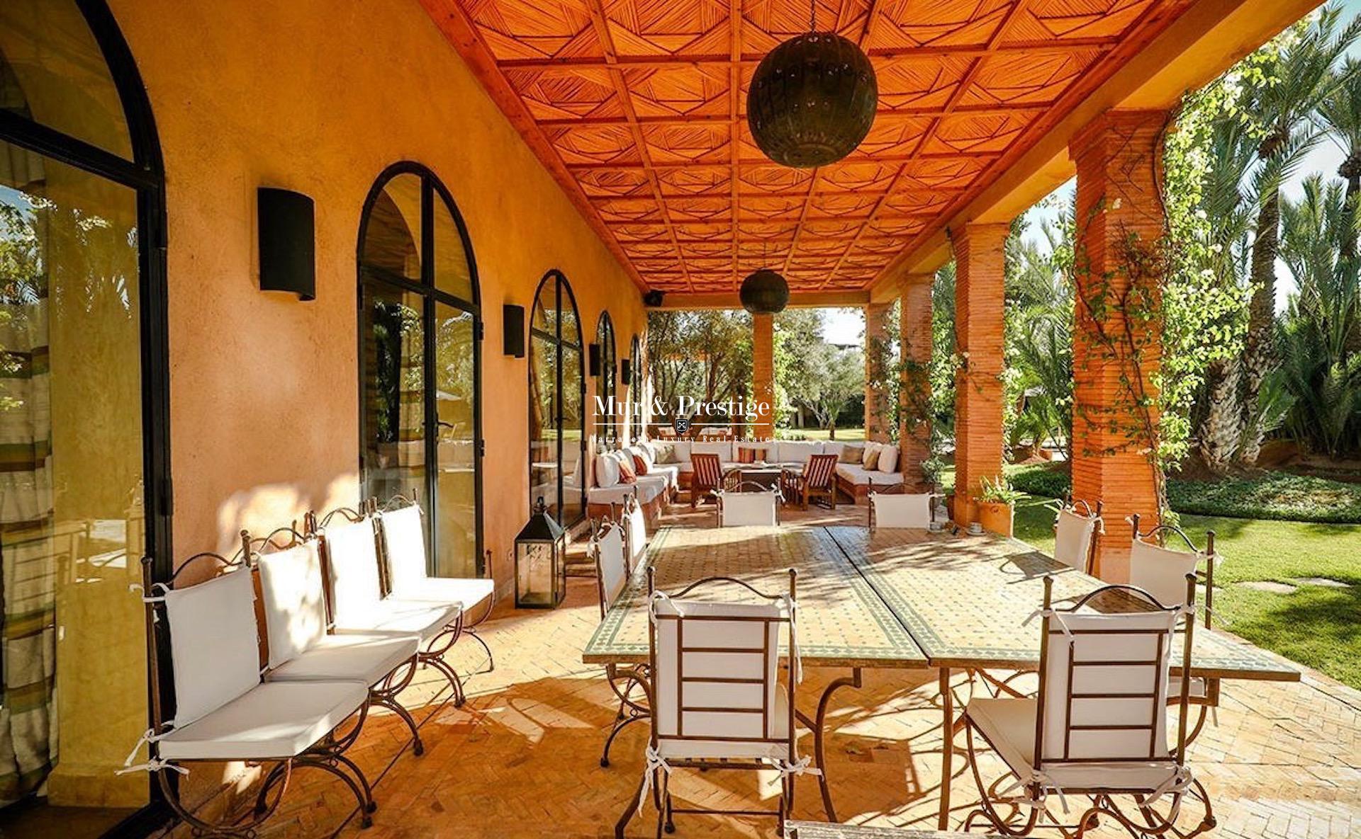 Villa à louer à la Palmeraie à Marrakech