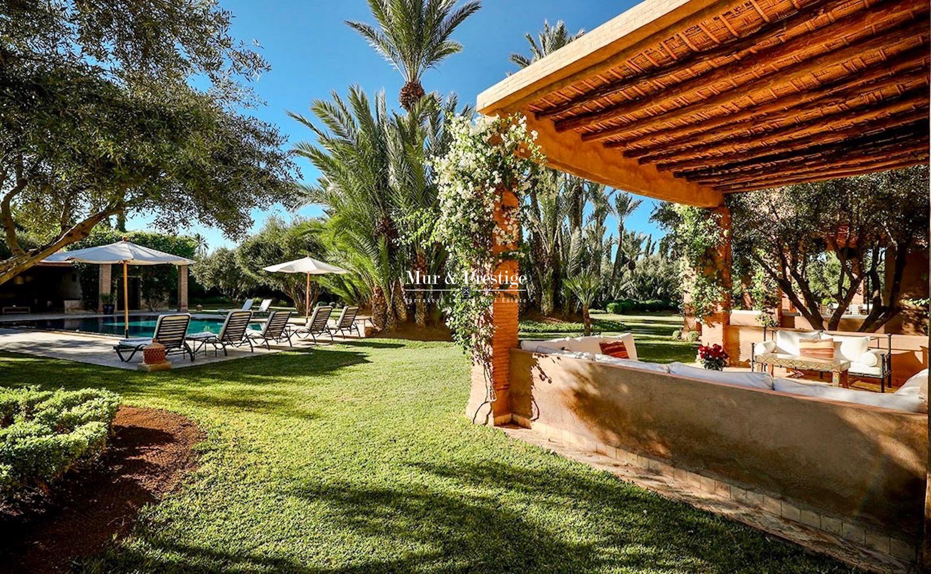 Villa à louer à la Palmeraie à Marrakech