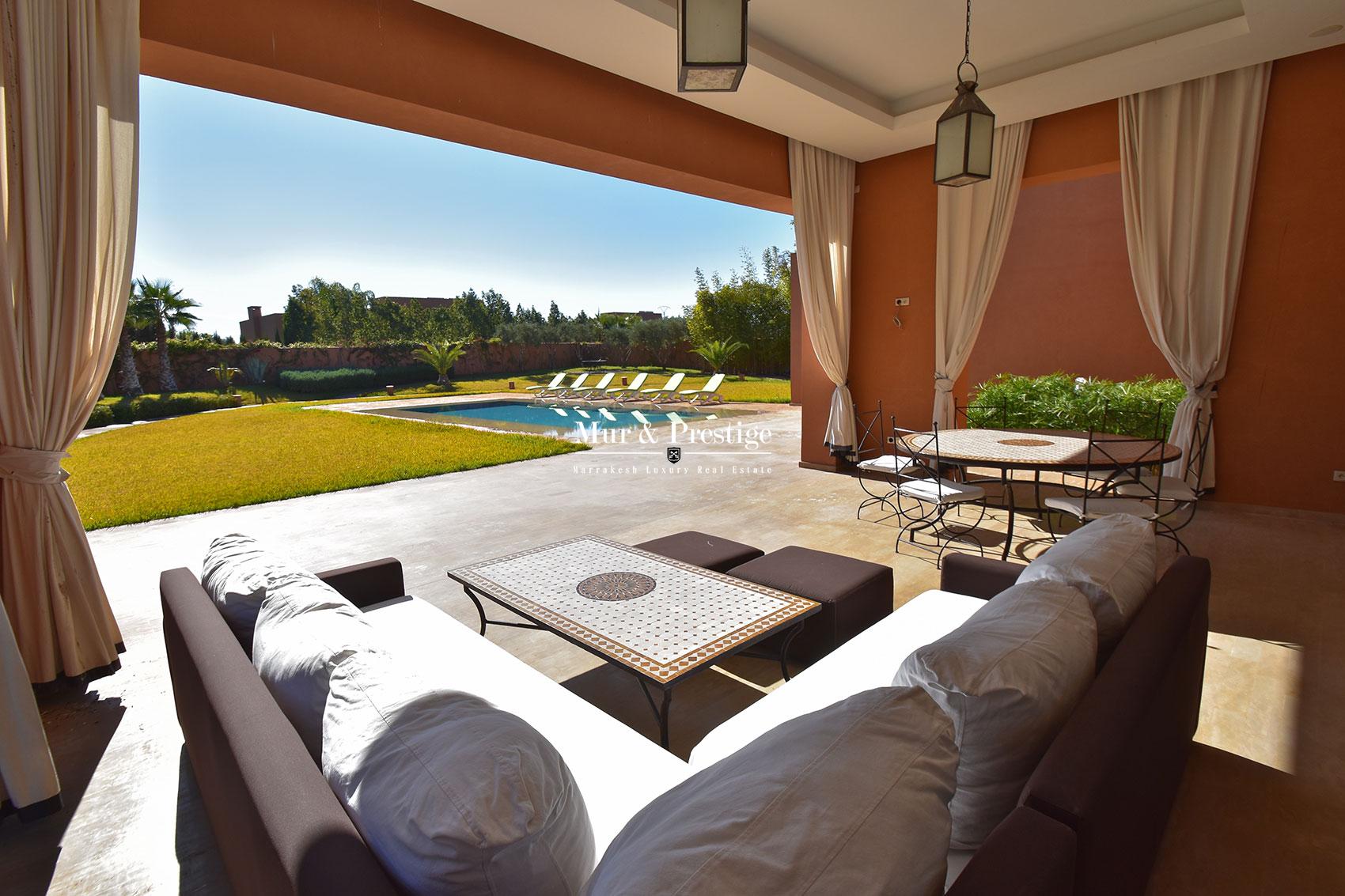 Luxueuse villa en vente face a l’Atlas Marrakech