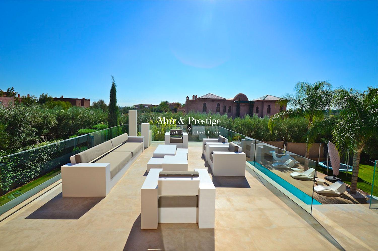 Magnifique villa sur golf en vente a Marrakech