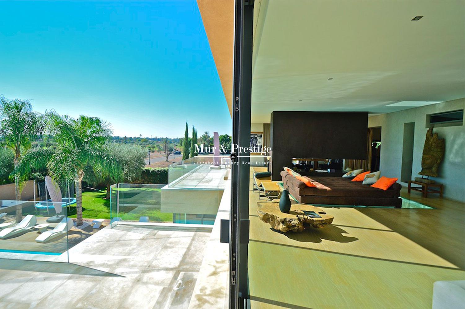 Magnifique villa sur golf en vente a Marrakech