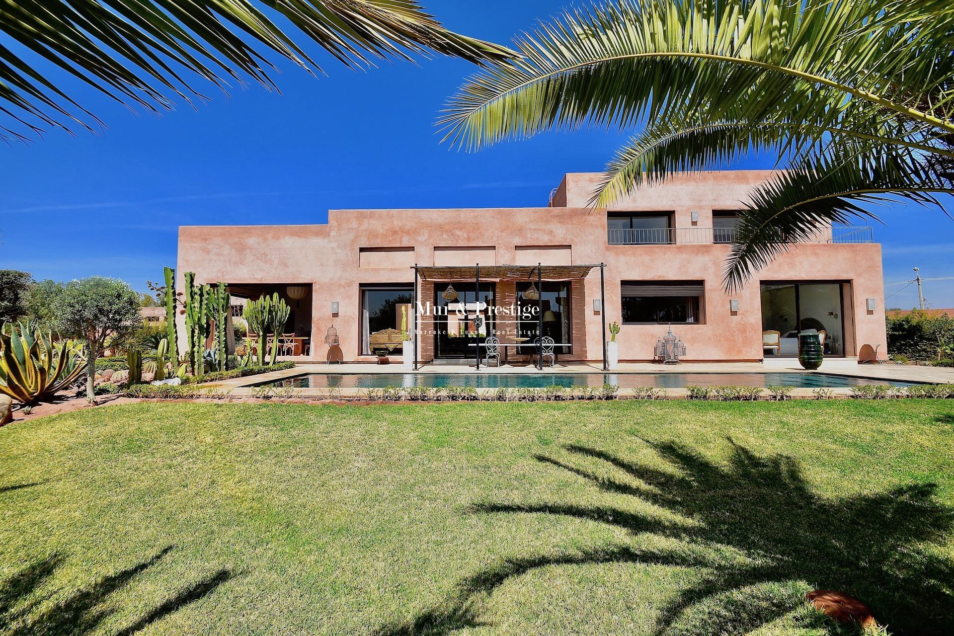 Agence Immobilière Marrakech – Villa moderne à Vendre