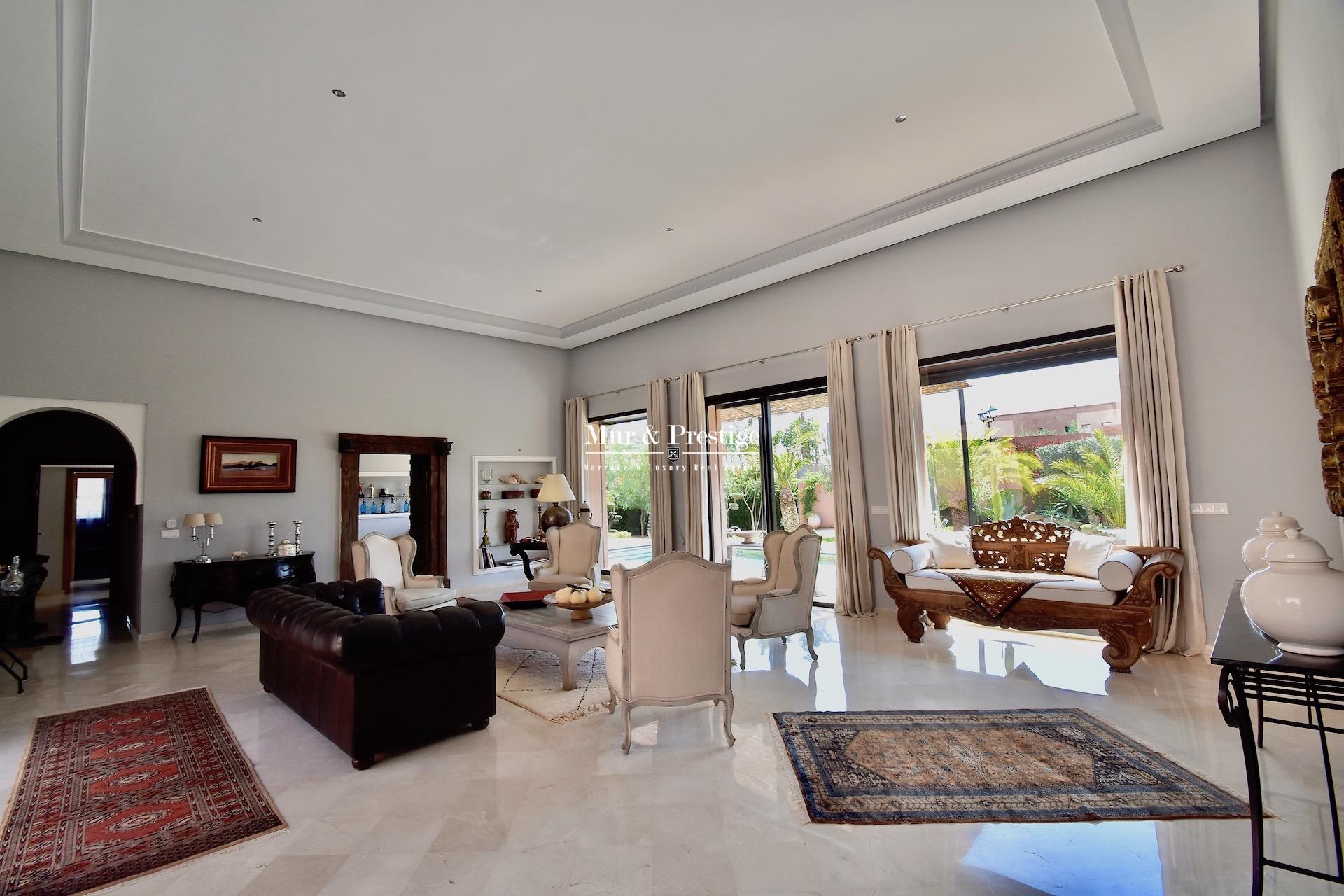 Agence Immobilière Marrakech – Villa moderne à Vendre