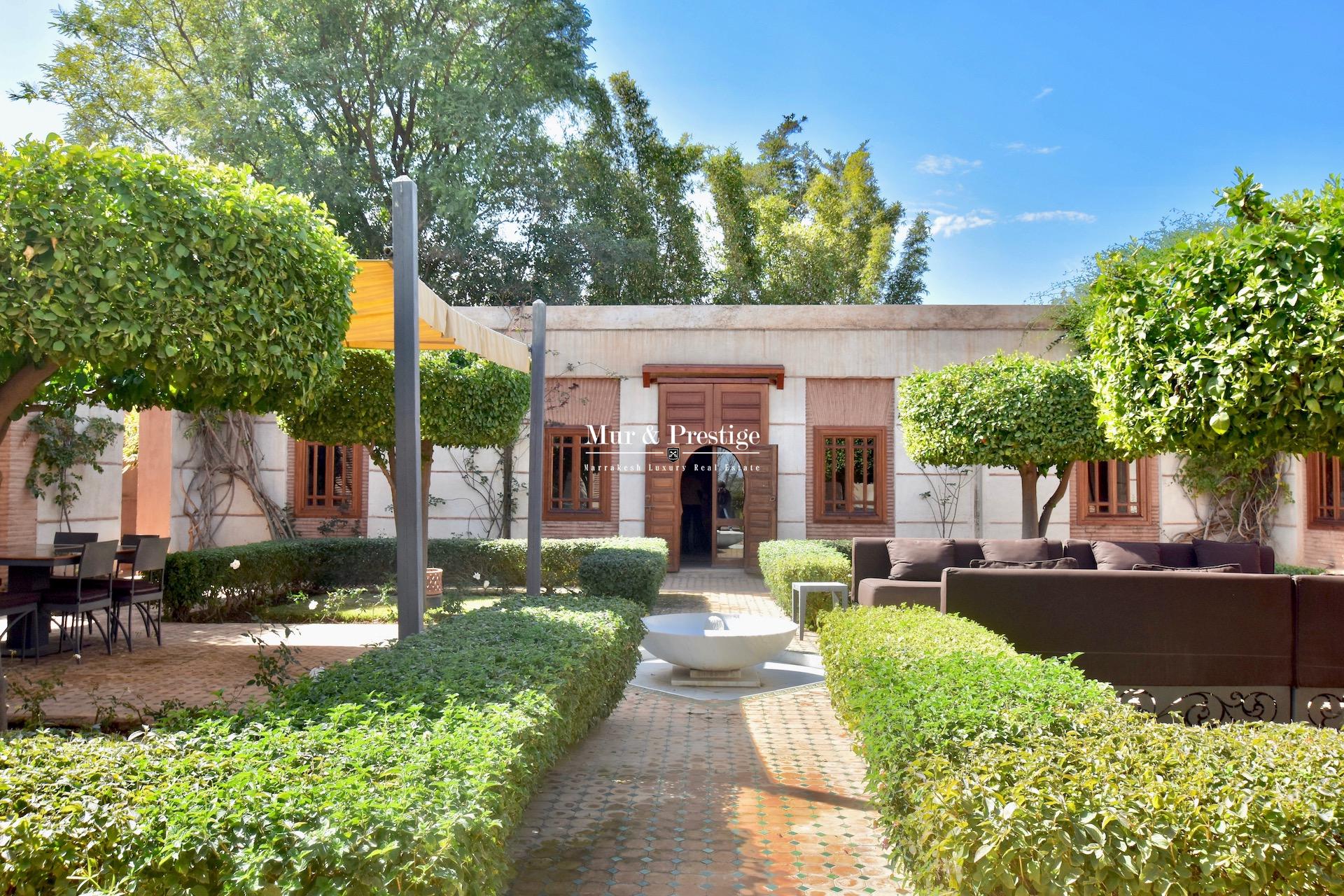 Maison de caractère à vendre au golf Amelkis de Marrakech