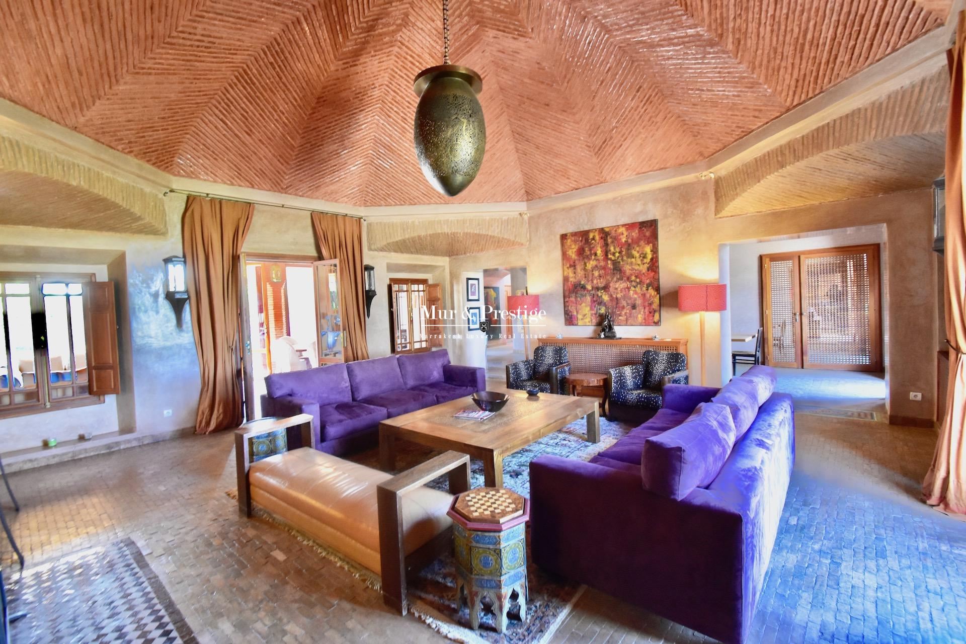 Maison de caractère à vendre au golf Amelkis de Marrakech