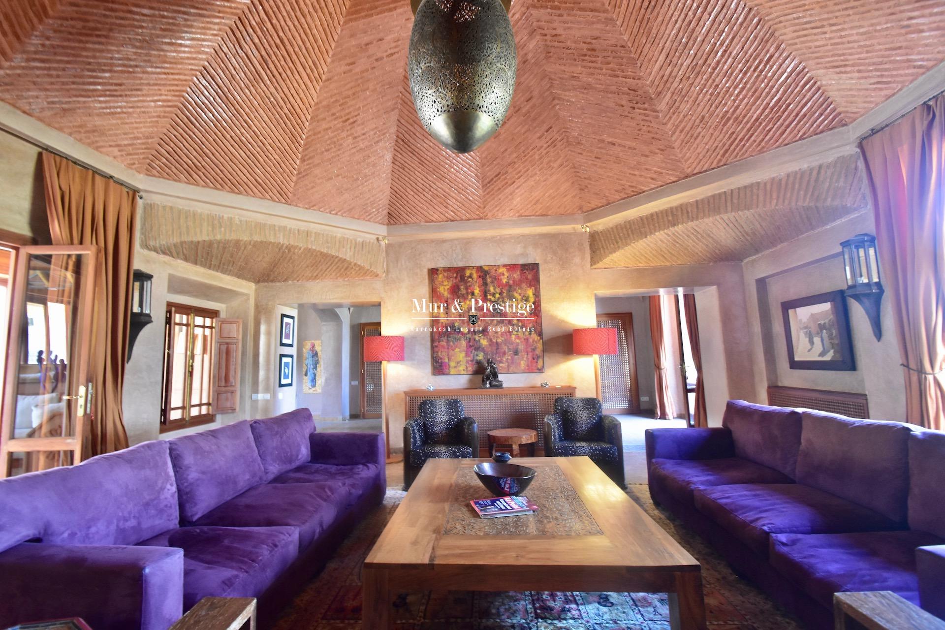 Maison de caractère à vendre au golf Amelkis de Marrakech