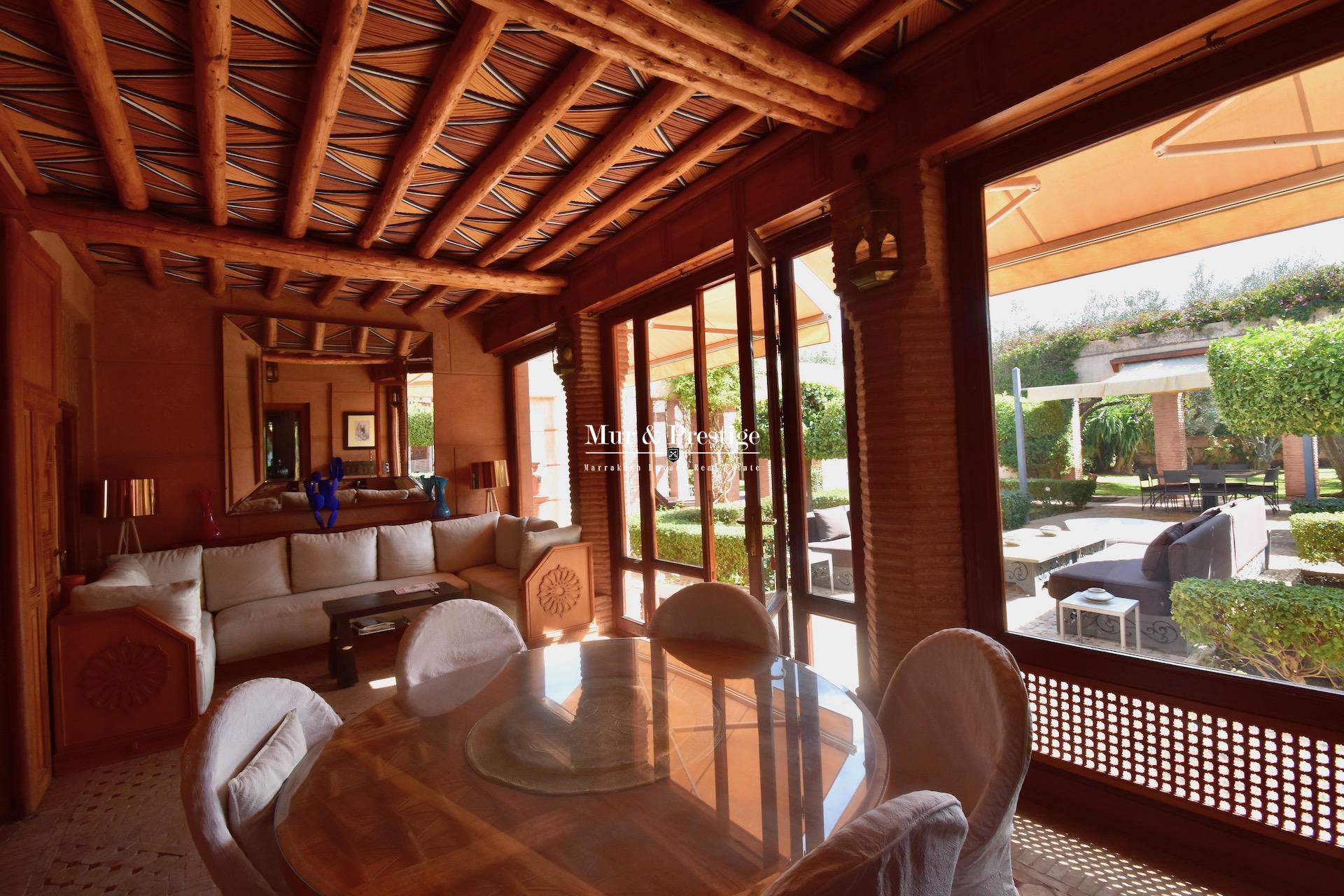 Maison de caractère à vendre au golf Amelkis de Marrakech