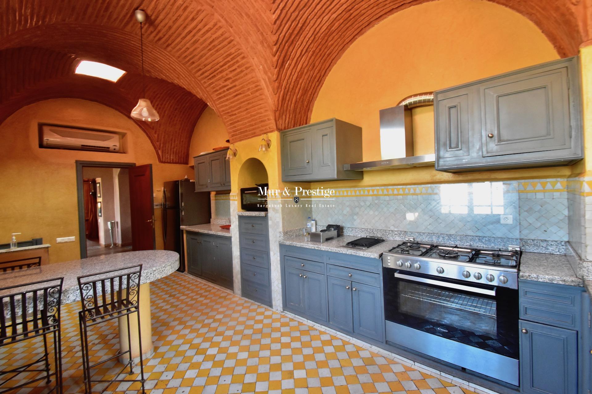 Maison de caractère à vendre au golf Amelkis de Marrakech