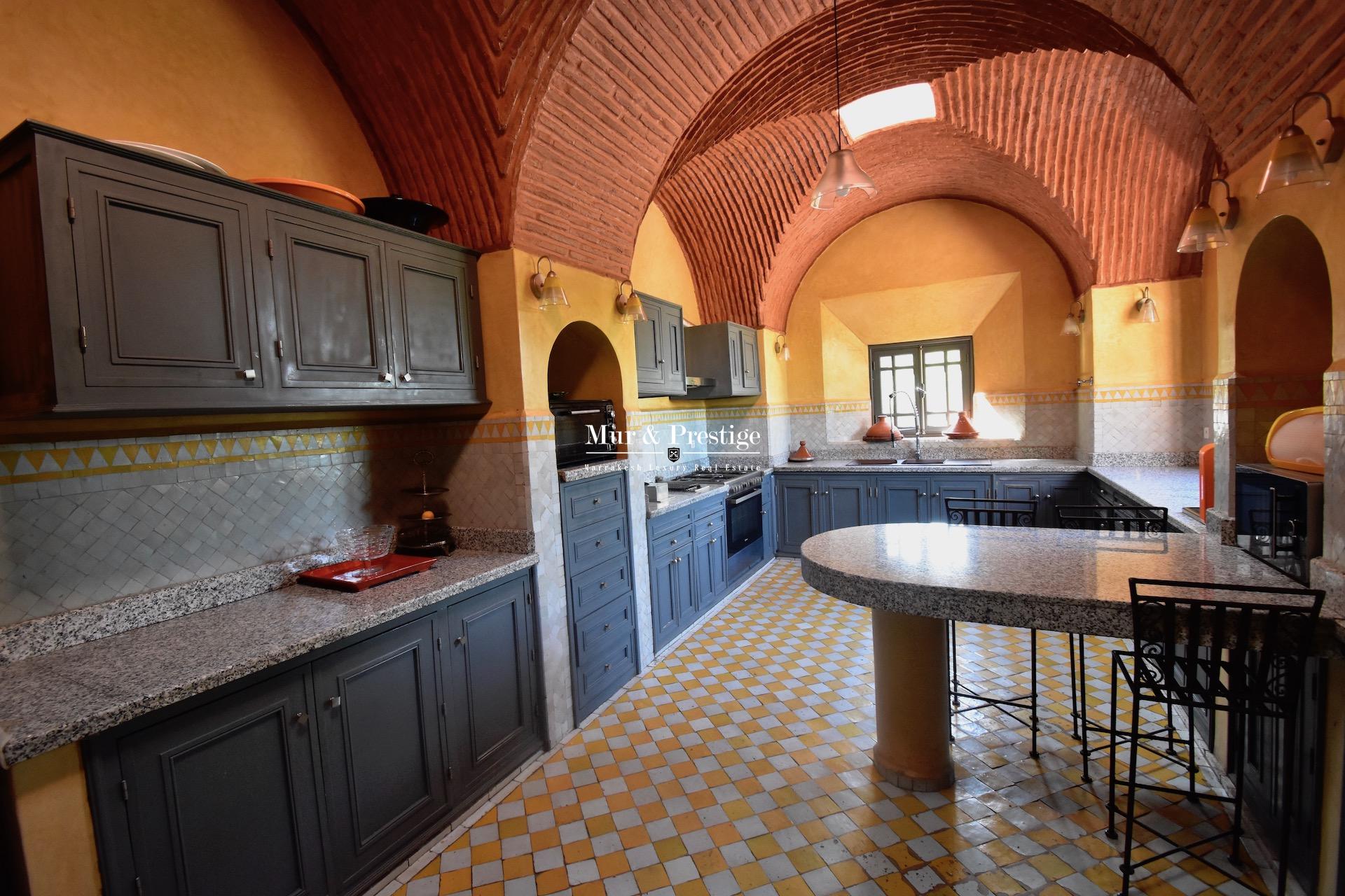 Maison de caractère à vendre au golf Amelkis de Marrakech