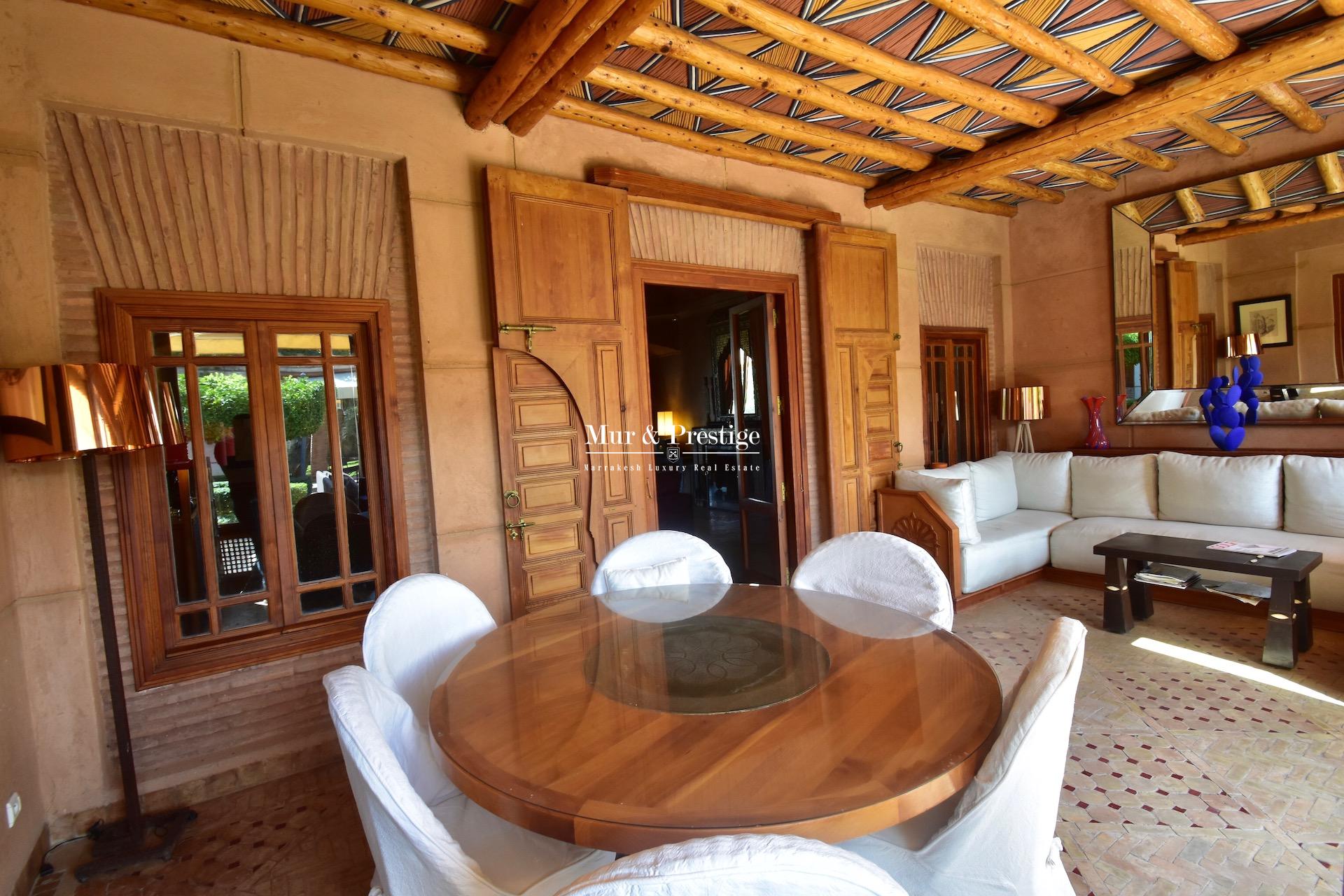 Maison de caractère à vendre au golf Amelkis de Marrakech