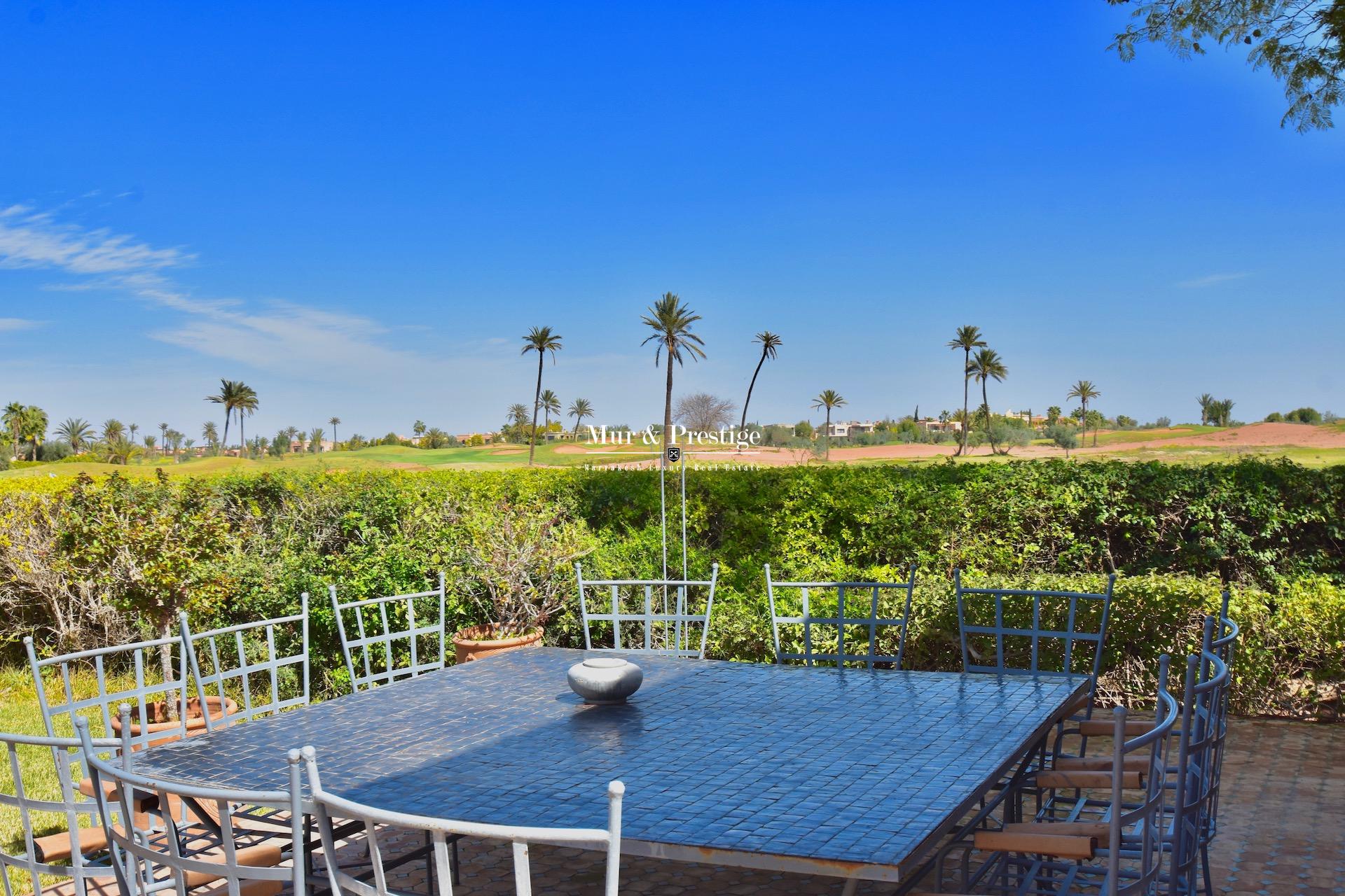 Maison de caractère à vendre au golf Amelkis de Marrakech