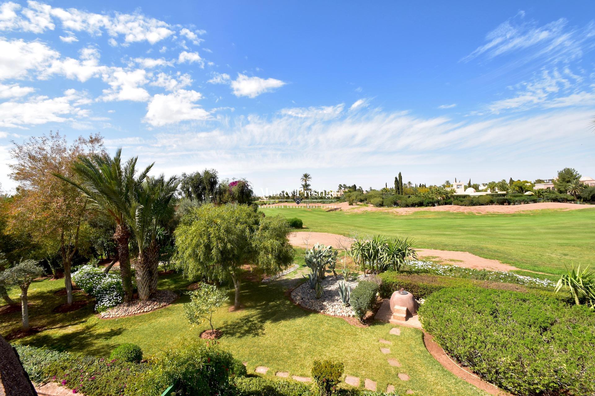 Maison de caractère à vendre au golf Amelkis de Marrakech