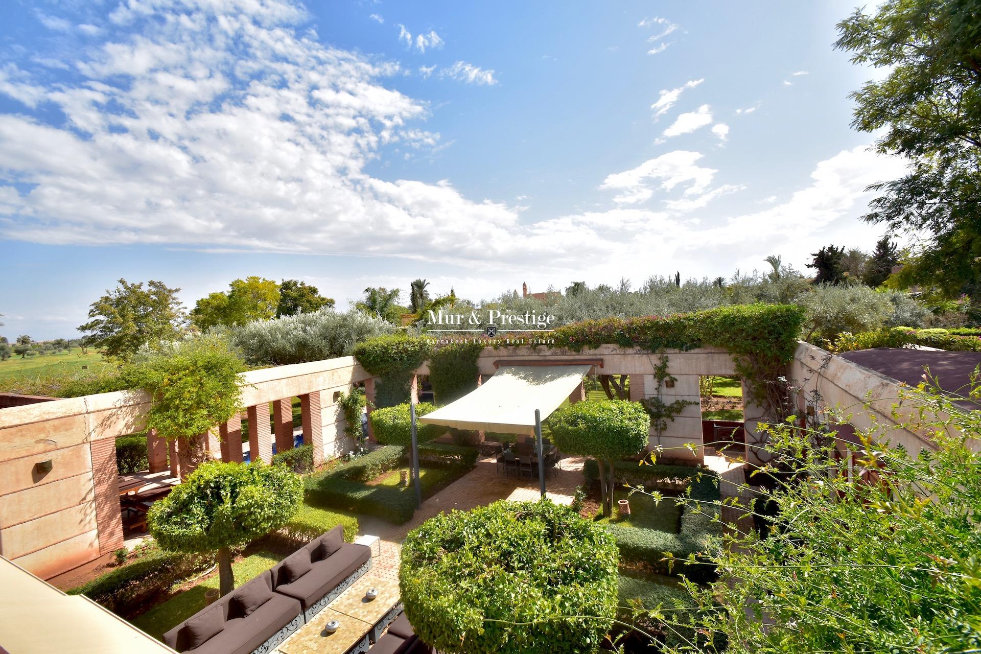 Maison de caractère à vendre au golf Amelkis de Marrakech