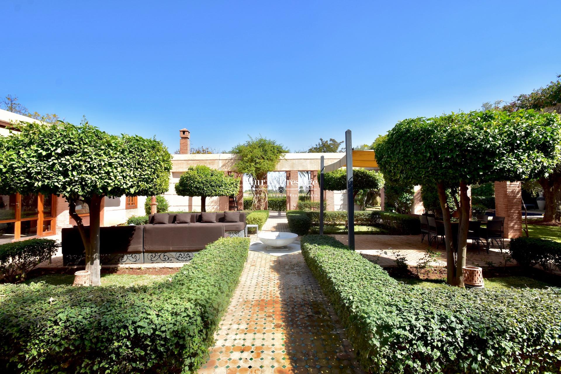 Maison de caractère à vendre au golf Amelkis de Marrakech