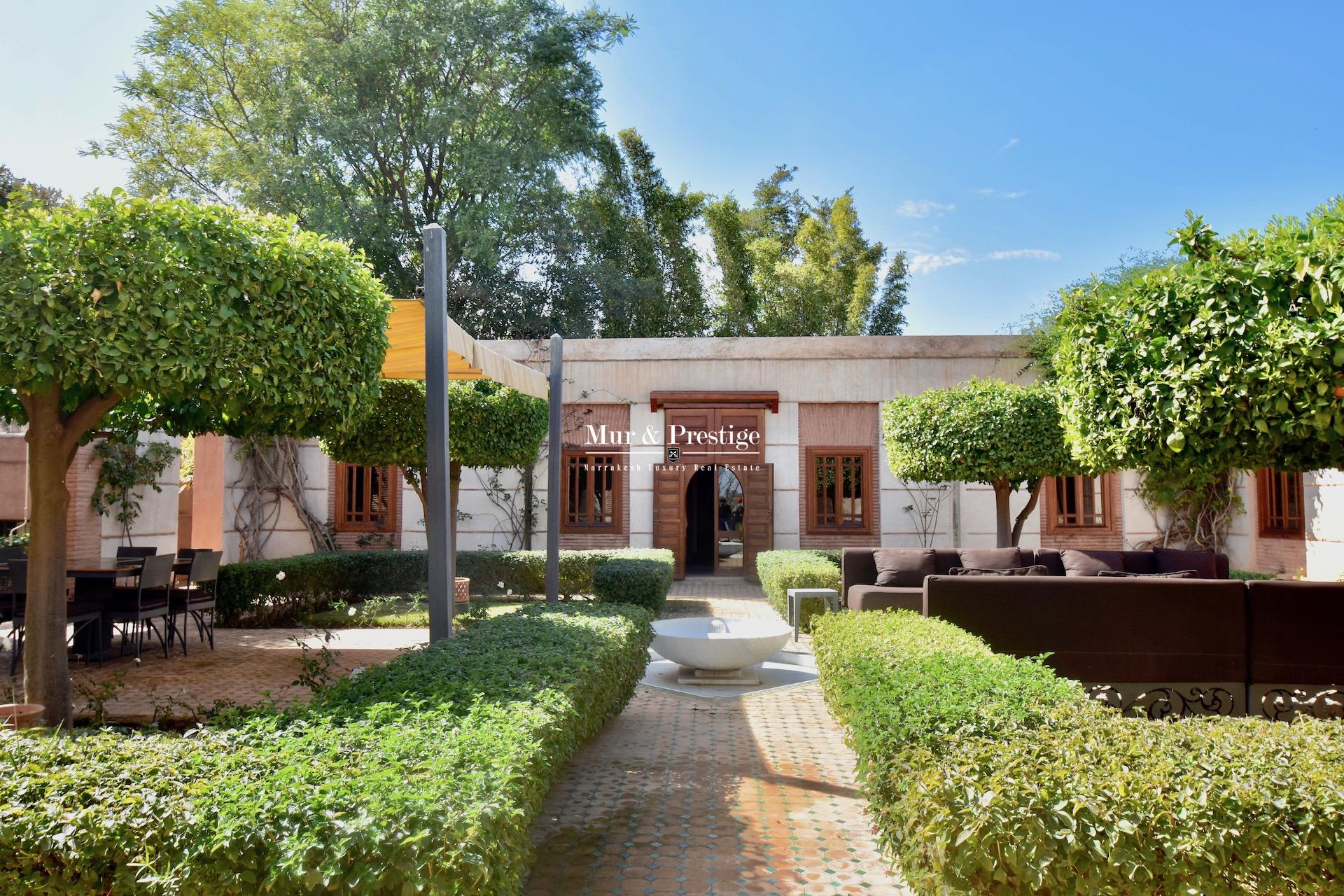 Maison de caractère à vendre au golf Amelkis de Marrakech