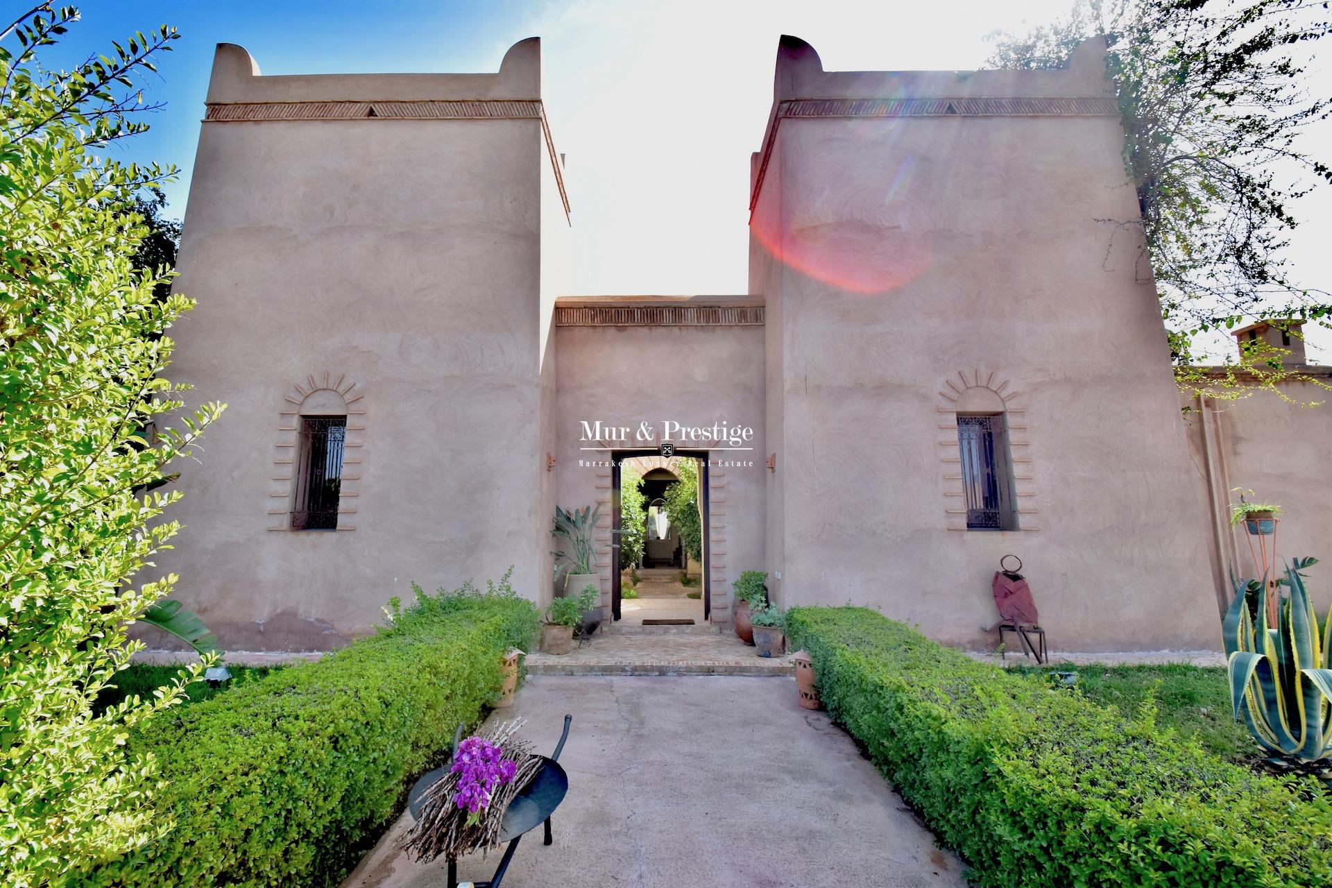 Maison de charme à vendre sur la route de l’Ourika à Marraekch