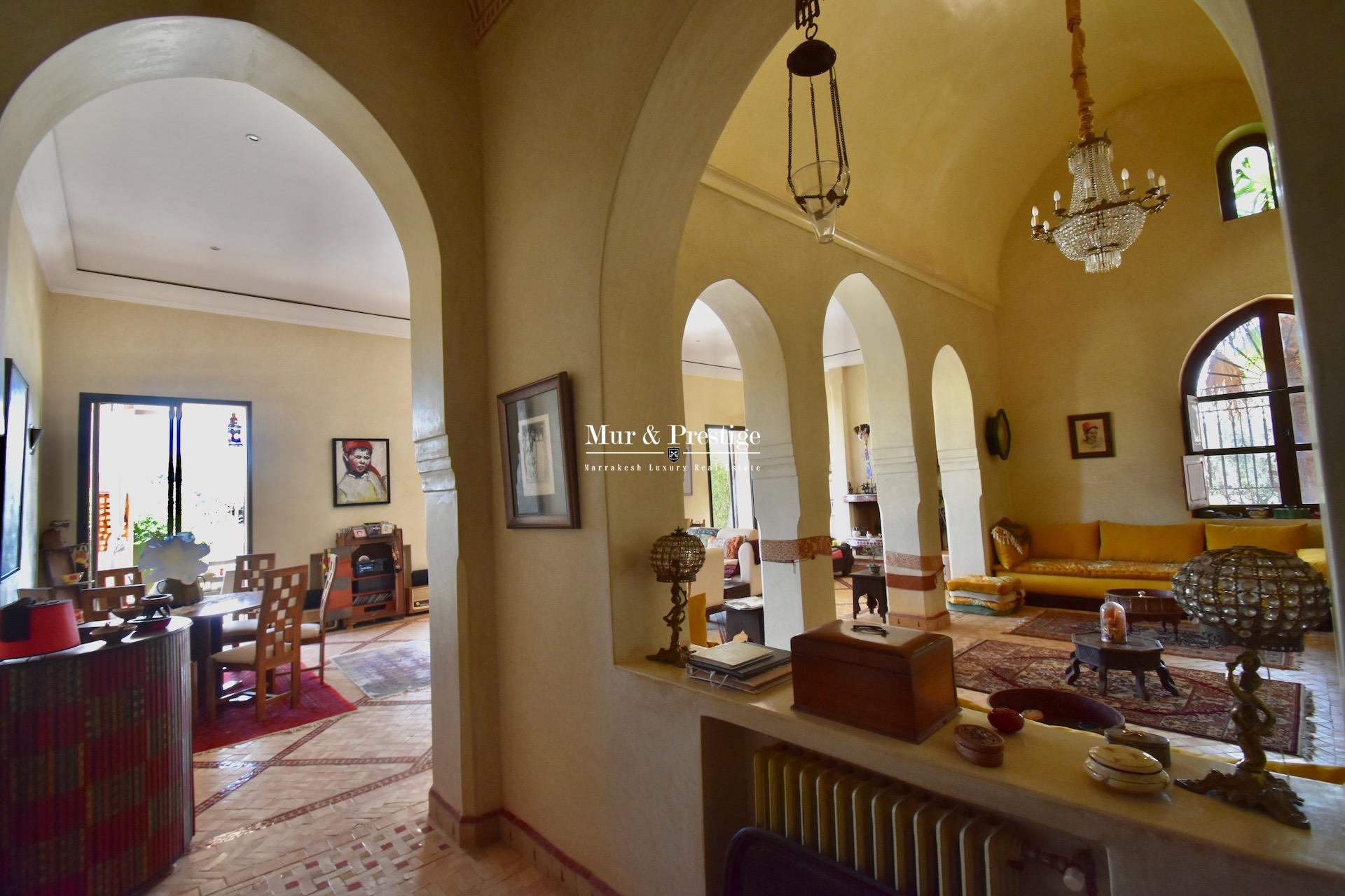 Maison de charme à vendre sur la route de l’Ourika à Marraekch