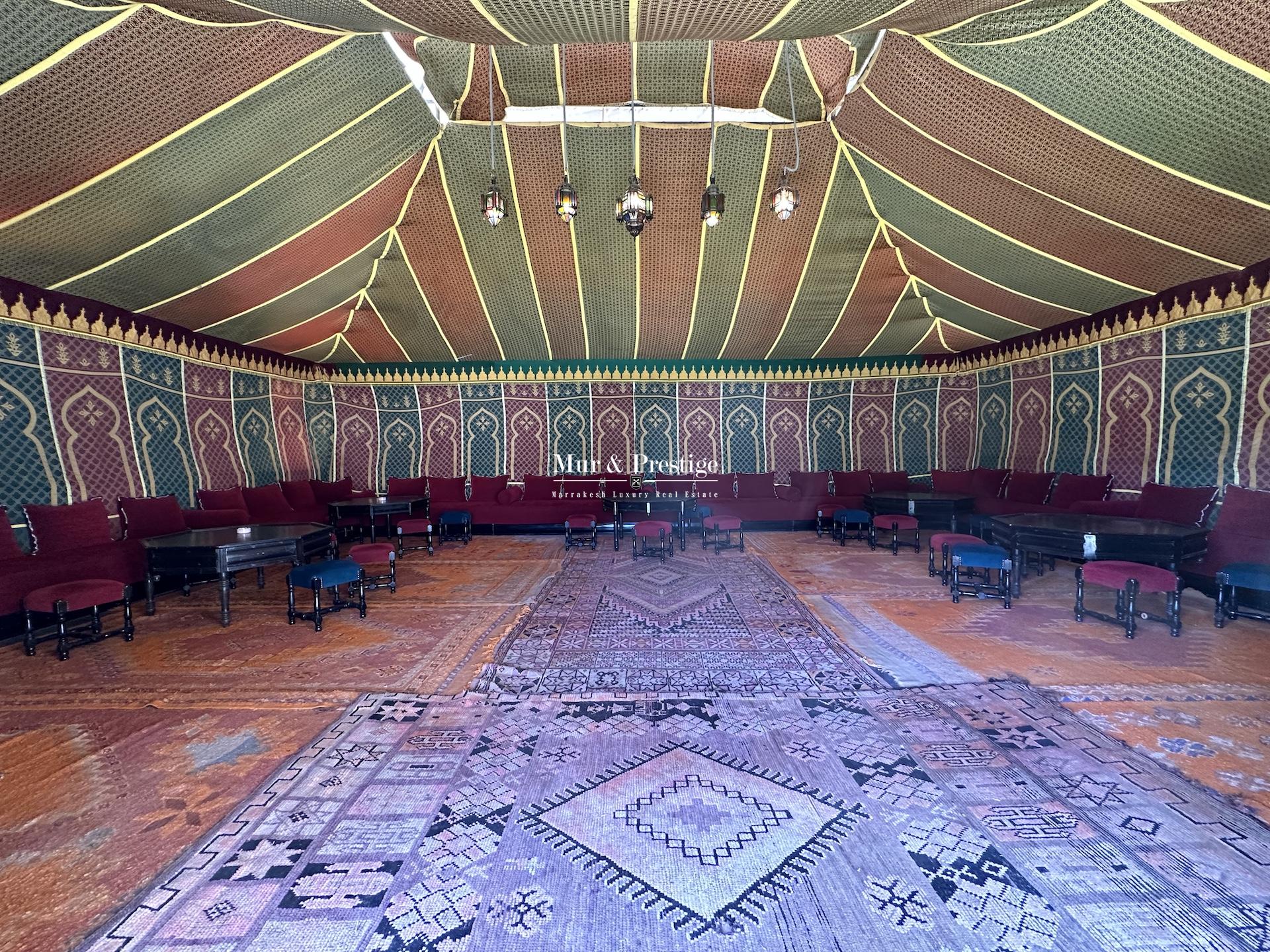 Palais d’hôtes à Vendre – Triangle d’or Palmeraie 