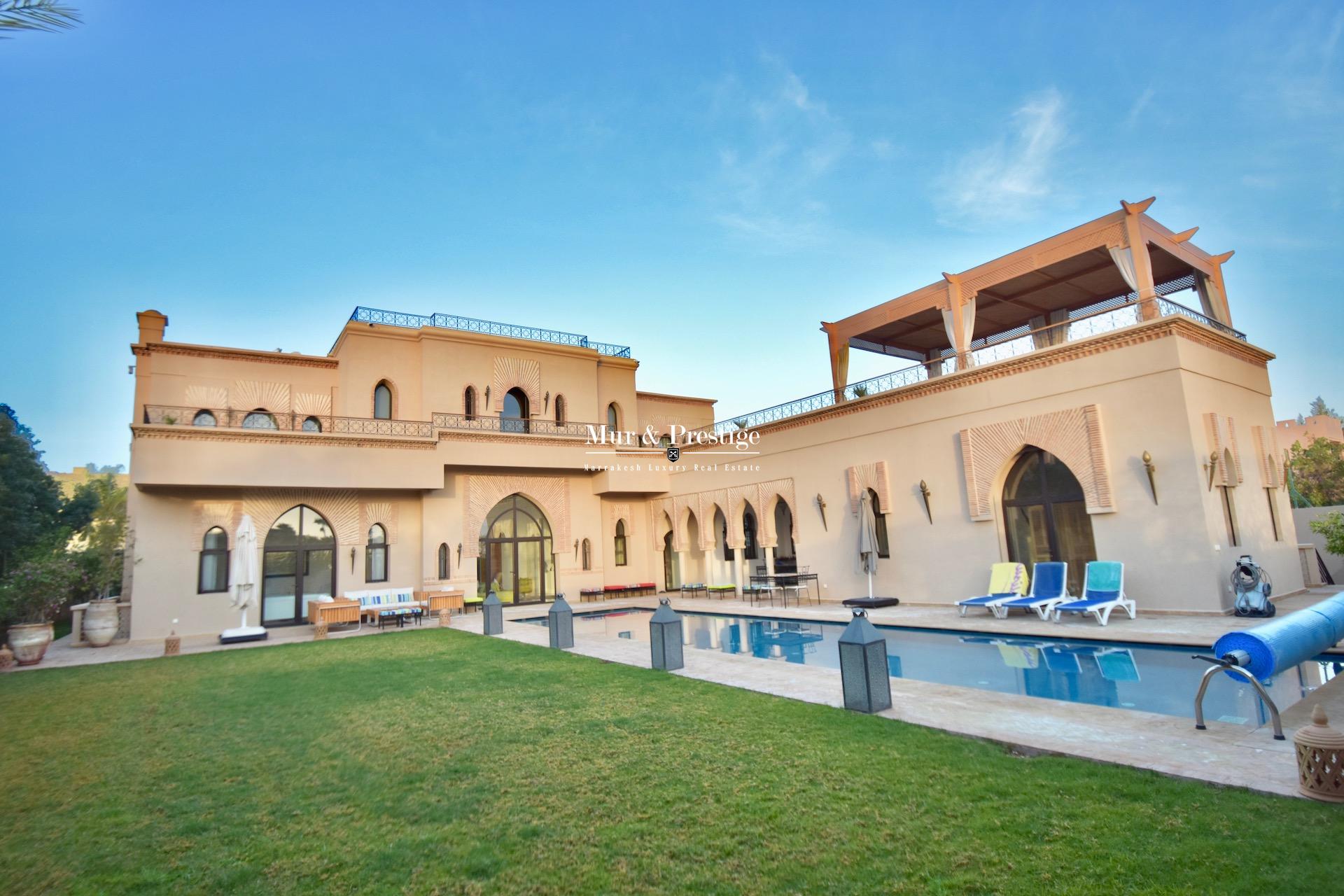 Maison de prestige en vente au Golf Amelkis de Marrakech