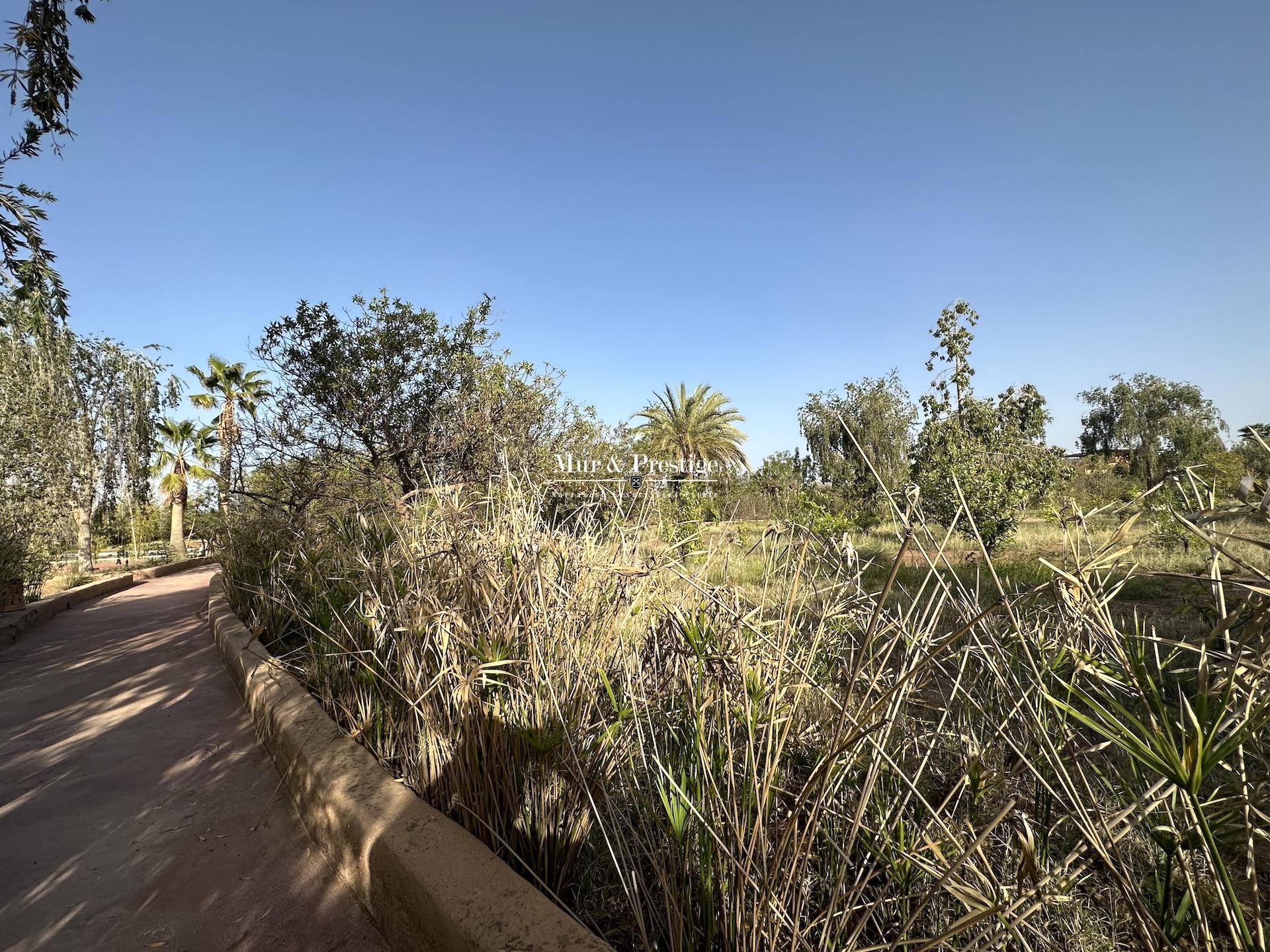 Achat Maison d’hôtes sur 5 hectares (avec VNA) à Marrakech Route de l’Ourika