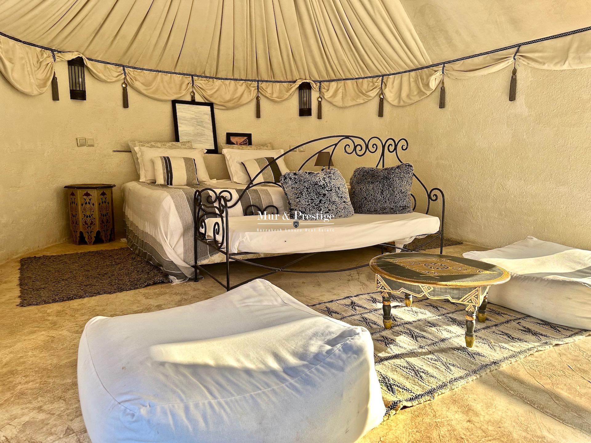 Achat Maison d’hôtes sur 5 hectares (avec VNA) à Marrakech Route de l’Ourika