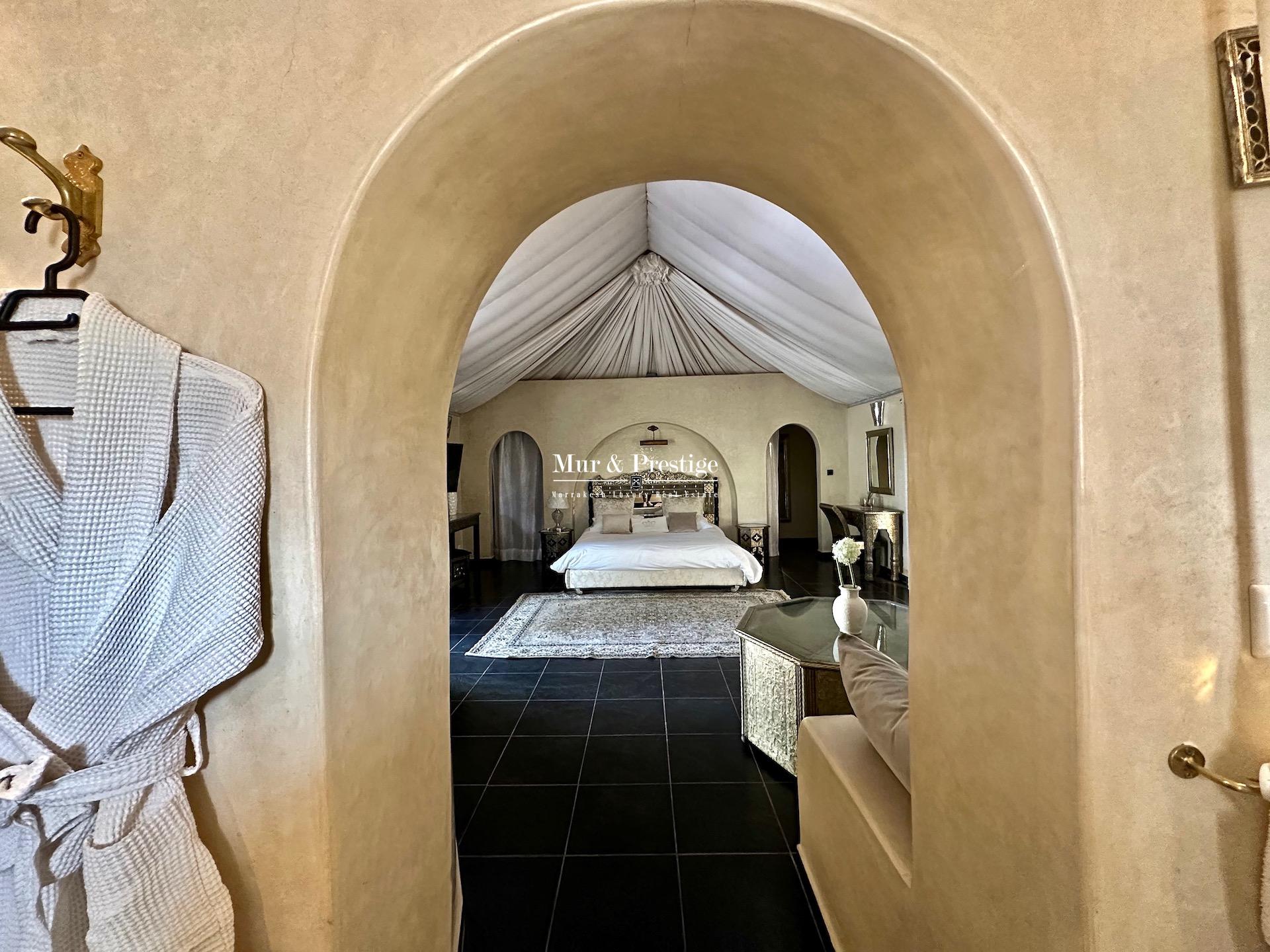 Achat Maison d’hôtes sur 5 hectares (avec VNA) à Marrakech Route de l’Ourika