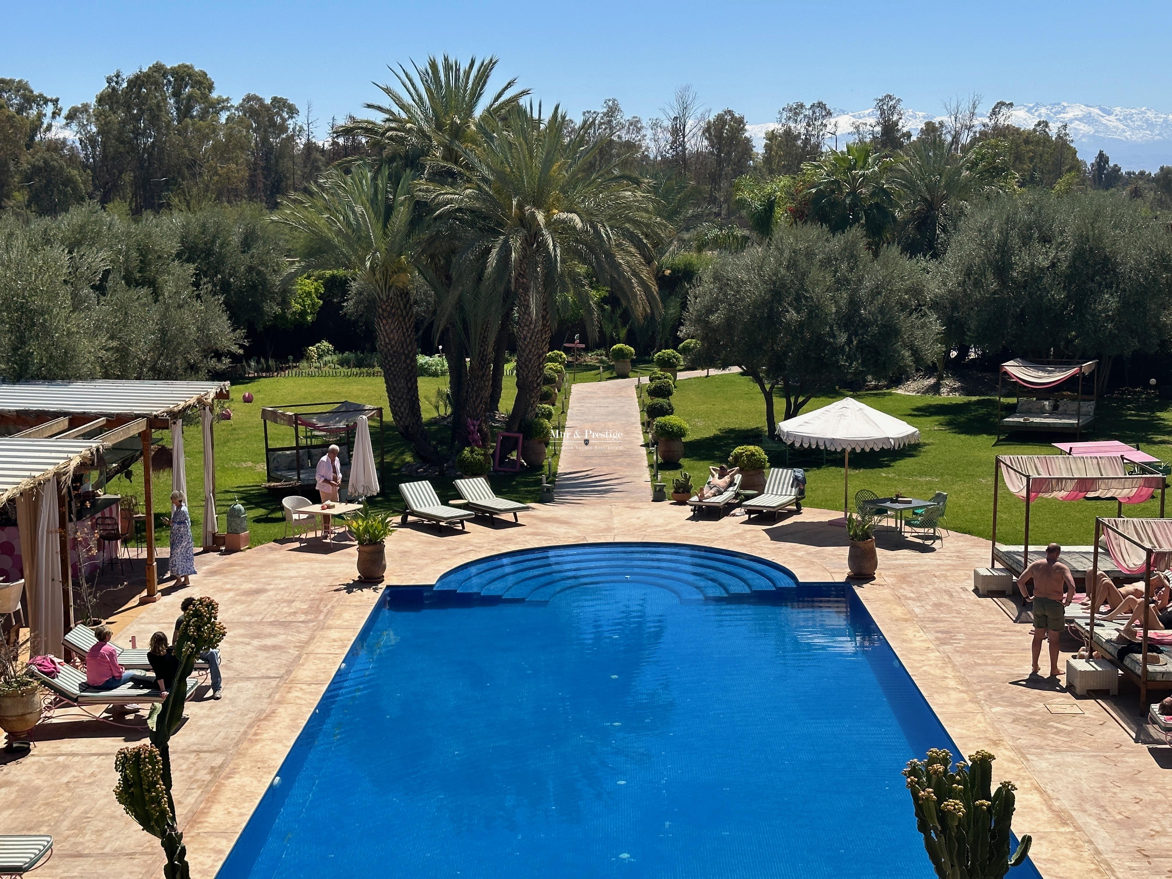 Maison d'Hôtes à vendre à 10 min du Centre-Ville de Marrakech